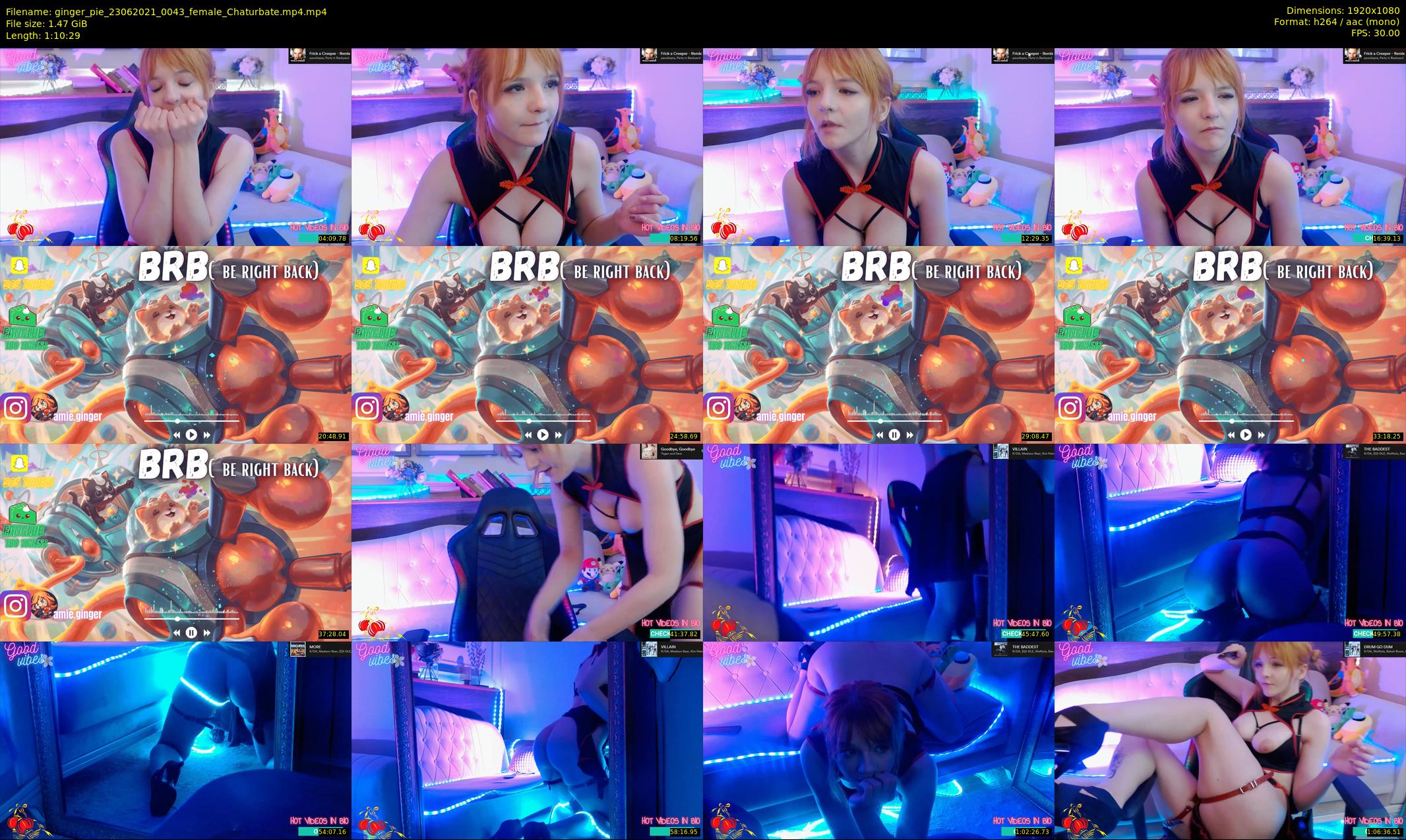 ginger_pie — 71 minute Chaturbate female cam show recording, 1080p, Jun 23, 2021