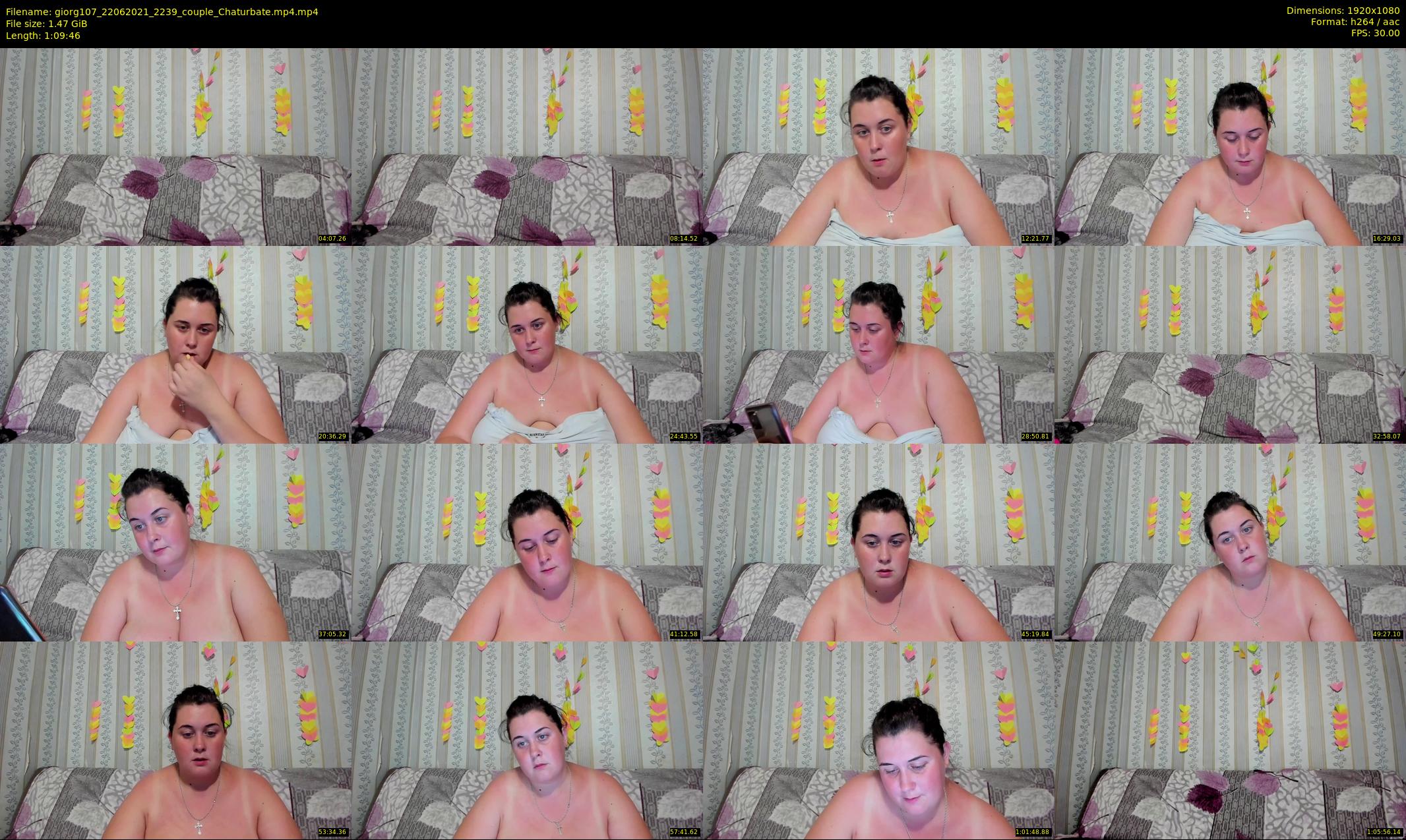 giorg107 — 70 minute Chaturbate couple cam show recording, 1080p, Jun 22, 2021