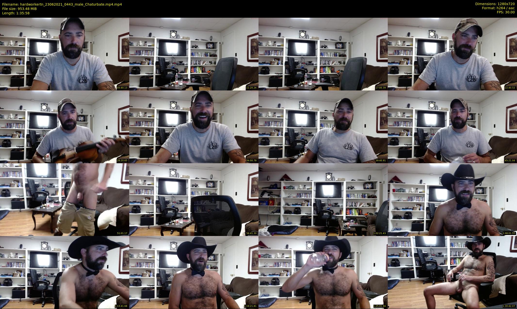 hardworkertn — 96 minute Chaturbate male cam show recording, 720p, Jun 23, 2021