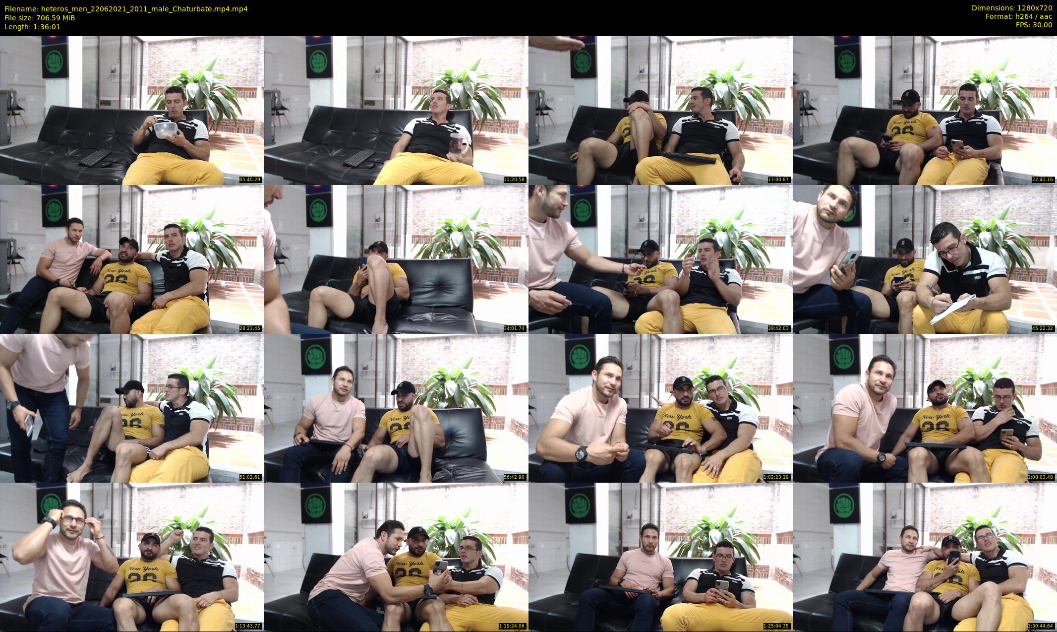 heteros_men — 97 minute Chaturbate male cam show recording, 720p, Jun 22, 2021