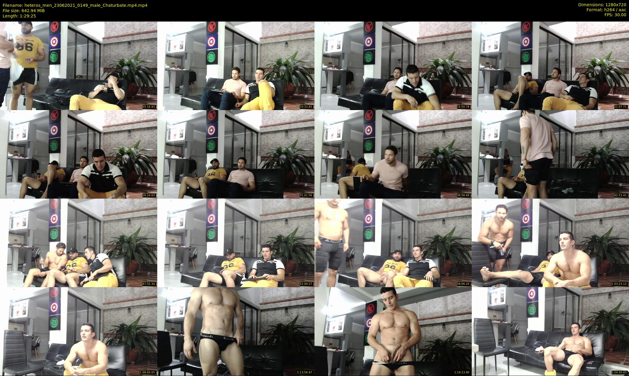 heteros_men — 90 minute Chaturbate male cam show recording, 720p, Jun 23, 2021