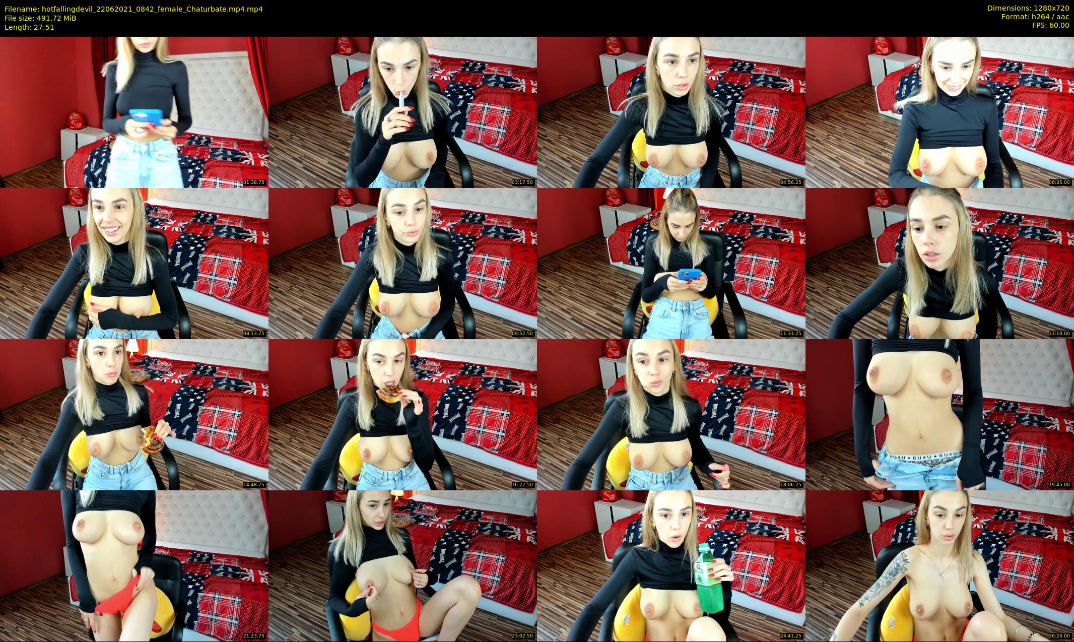 hotfallingdevil — 28 minute Chaturbate female cam show recording, 720p, Jun 22, 2021