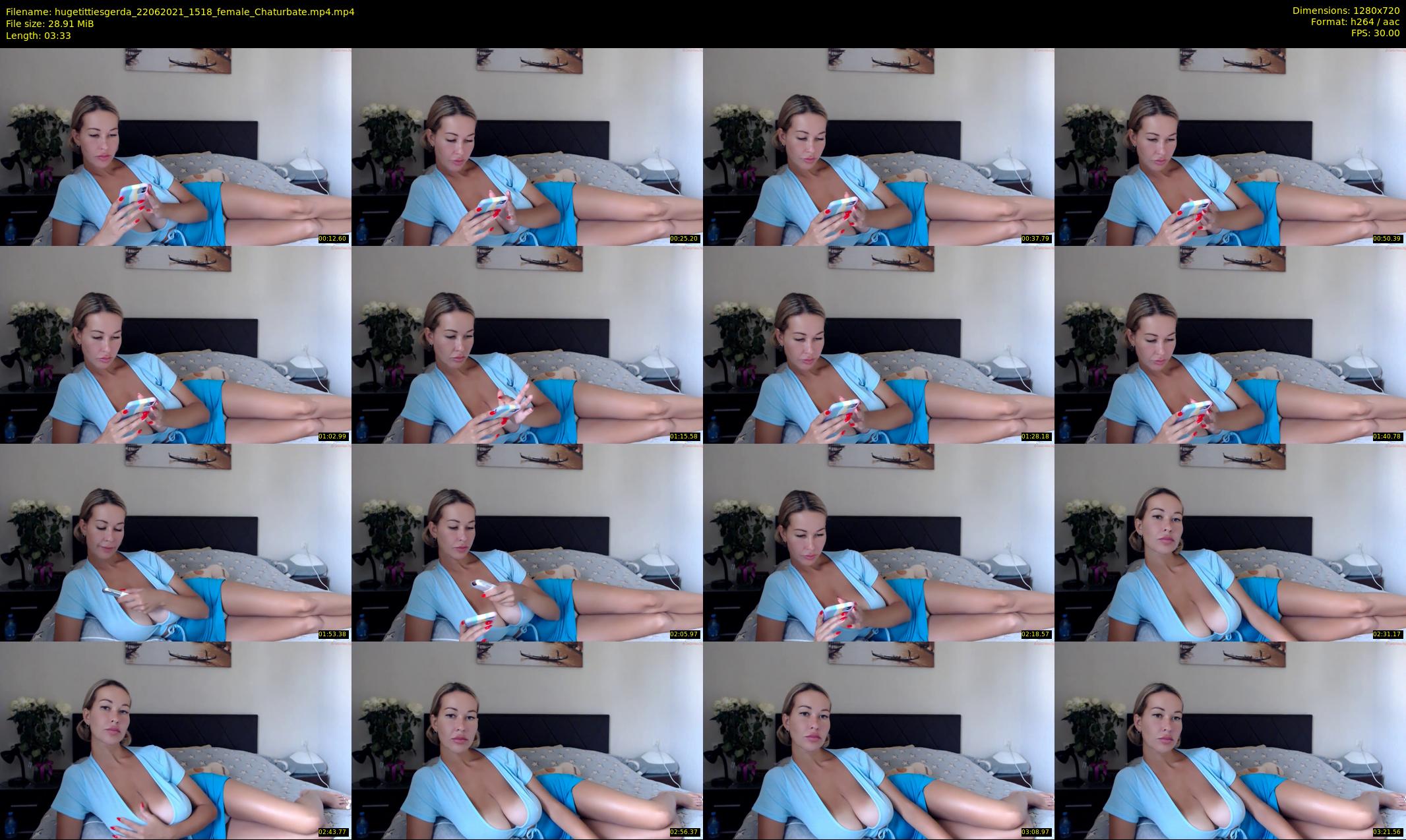 hugetittiesgerda — 4 minute Chaturbate female cam show recording, 720p, Jun 22, 2021
