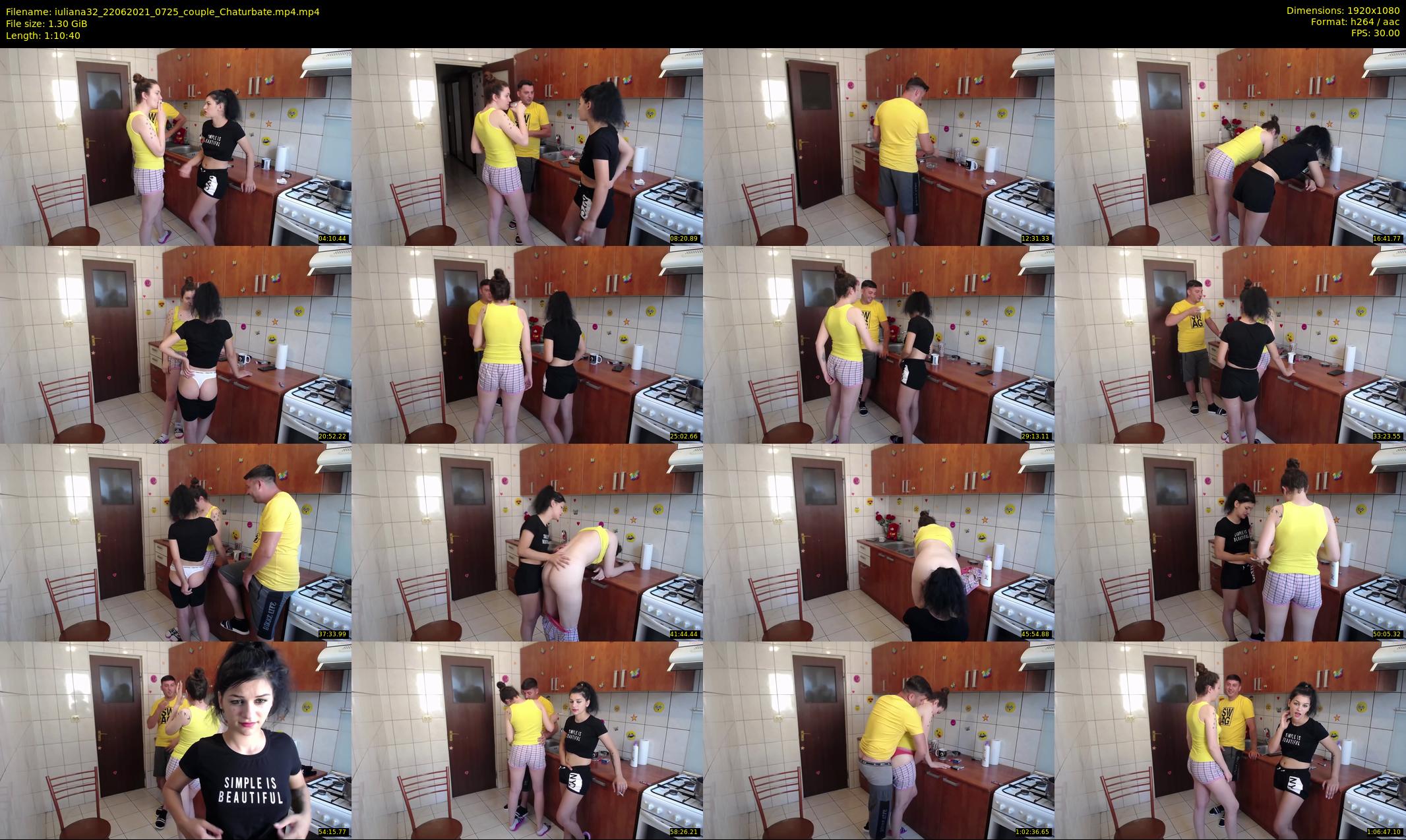 iuliana32 — 71 minute Chaturbate couple cam show recording, 1080p, Jun 22, 2021