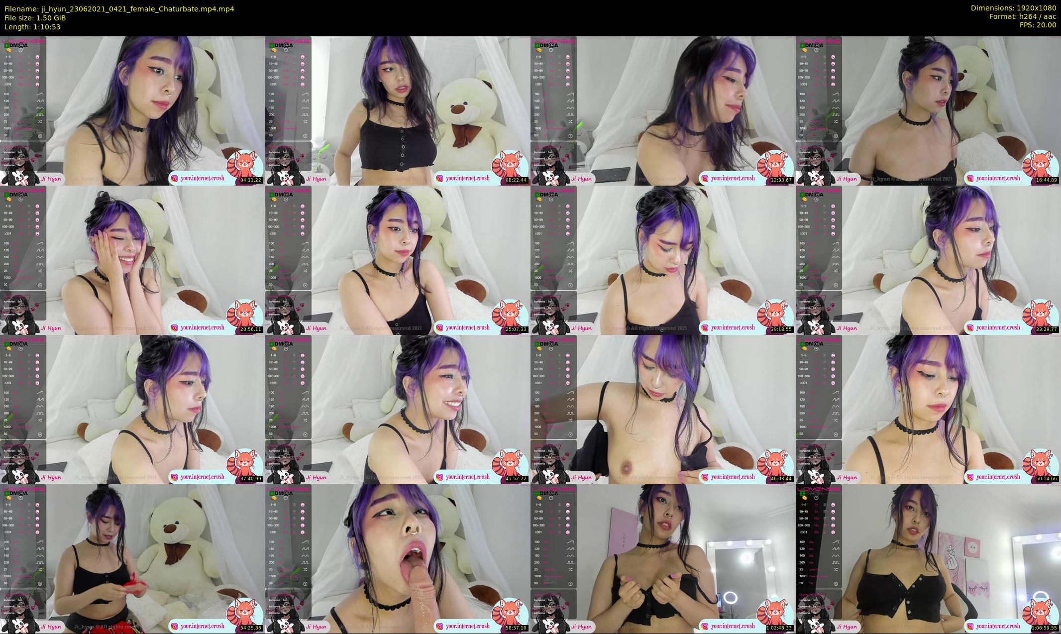 ji_hyun — 71 minute Chaturbate female cam show recording, 1080p, Jun 23, 2021