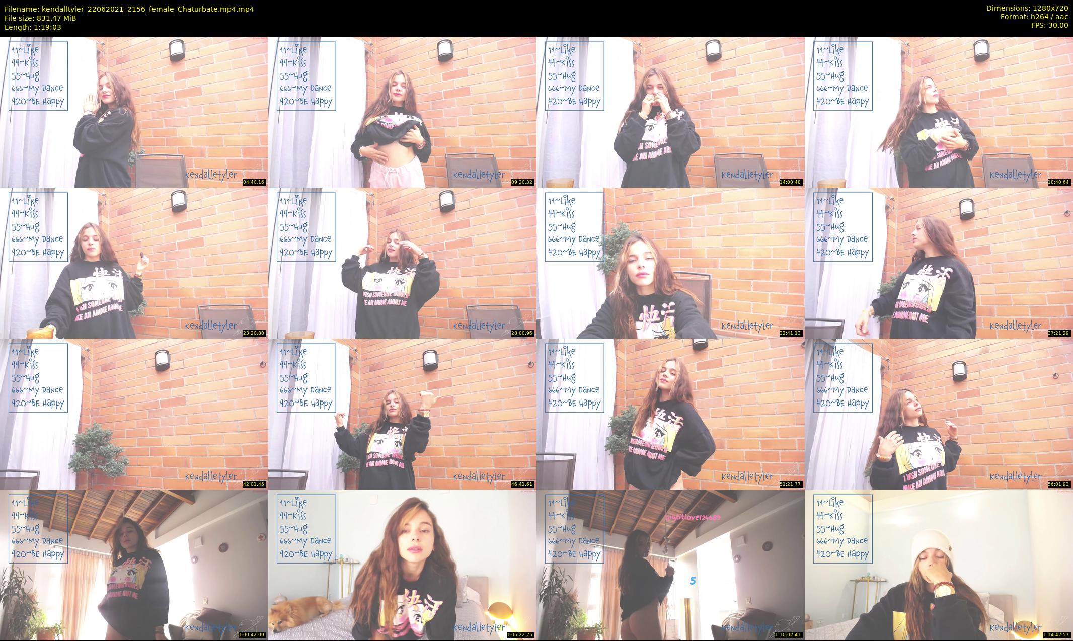 kendalltyler — 80 minute Chaturbate female cam show recording, 720p, Jun 22, 2021