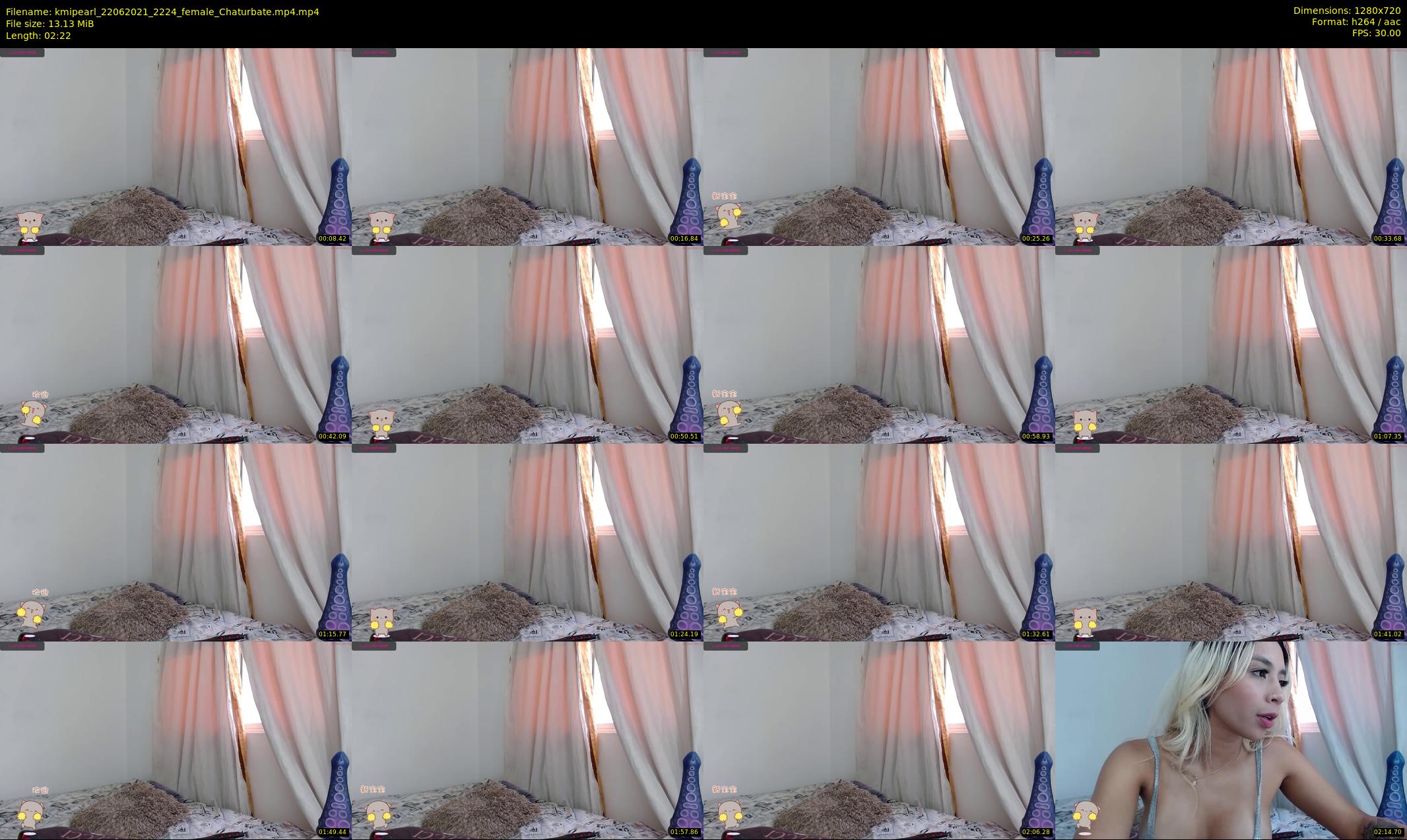 kmipearl — 3 minute Chaturbate female cam show recording, 720p, Jun 22, 2021