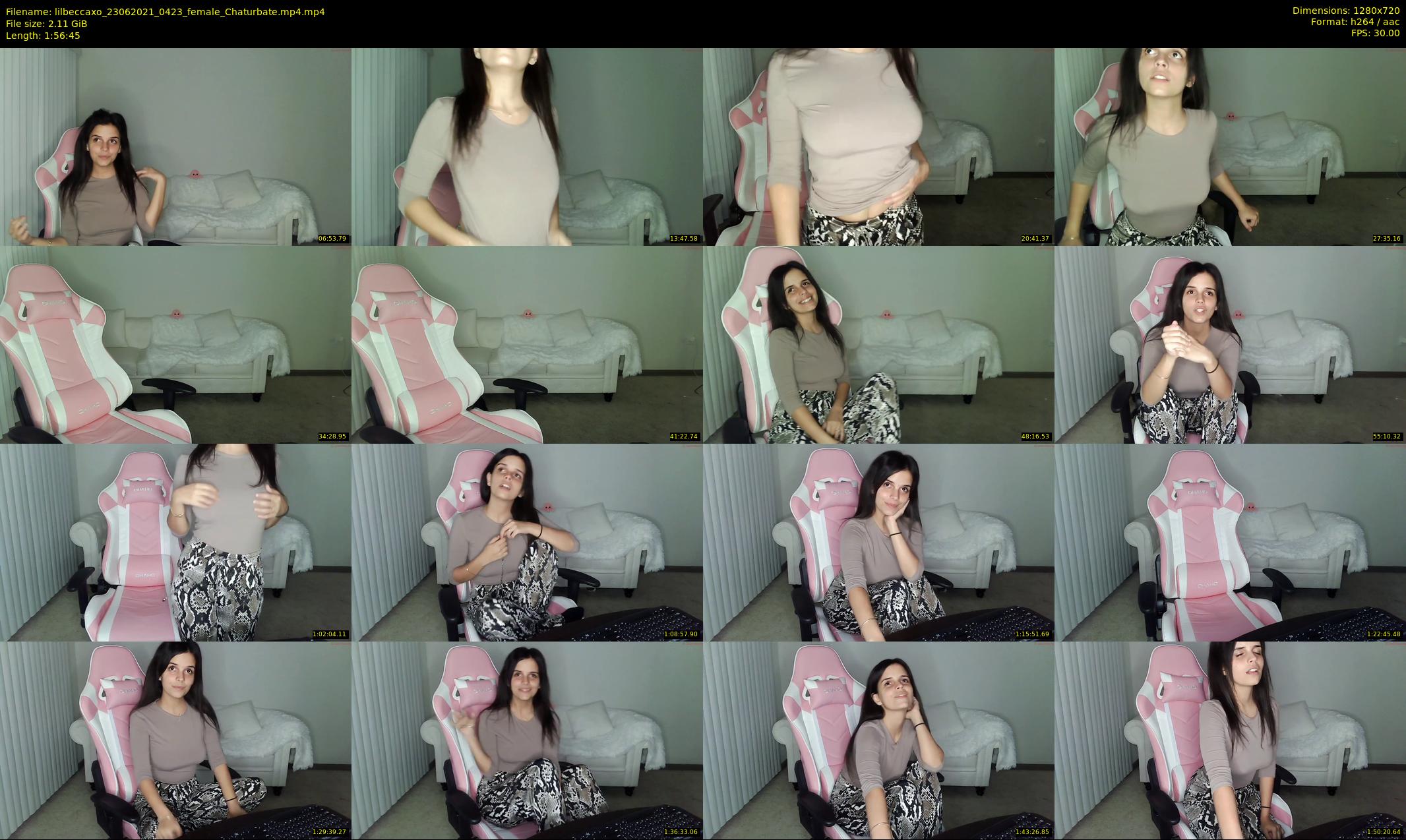 lilbeccaxo — 117 minute Chaturbate female cam show recording, 720p, Jun 23, 2021