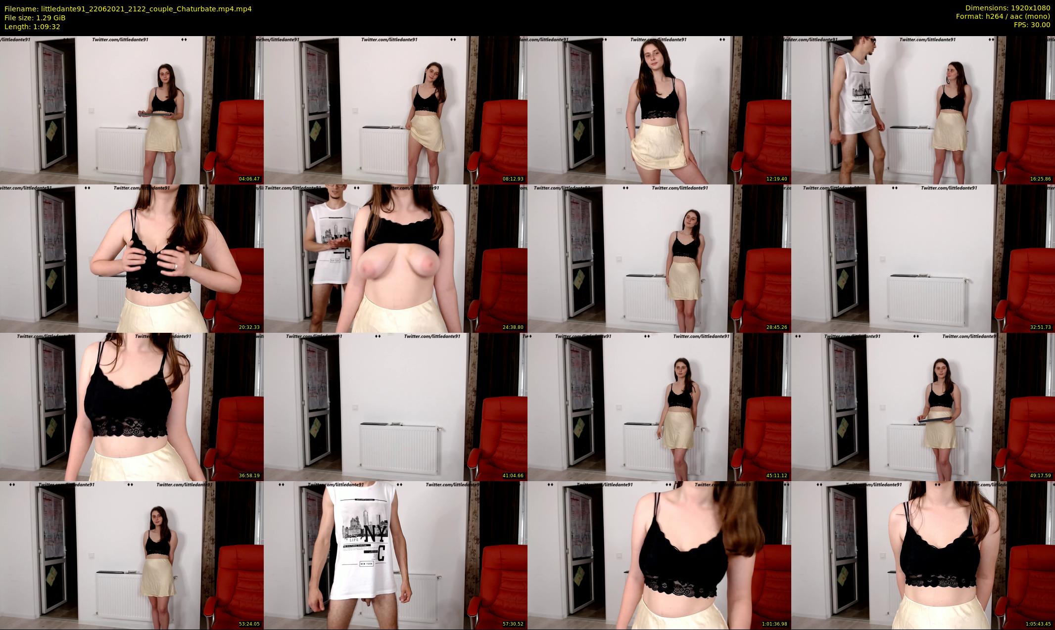 littledante91 — 70 minute Chaturbate couple cam show recording, 1080p, Jun 22, 2021