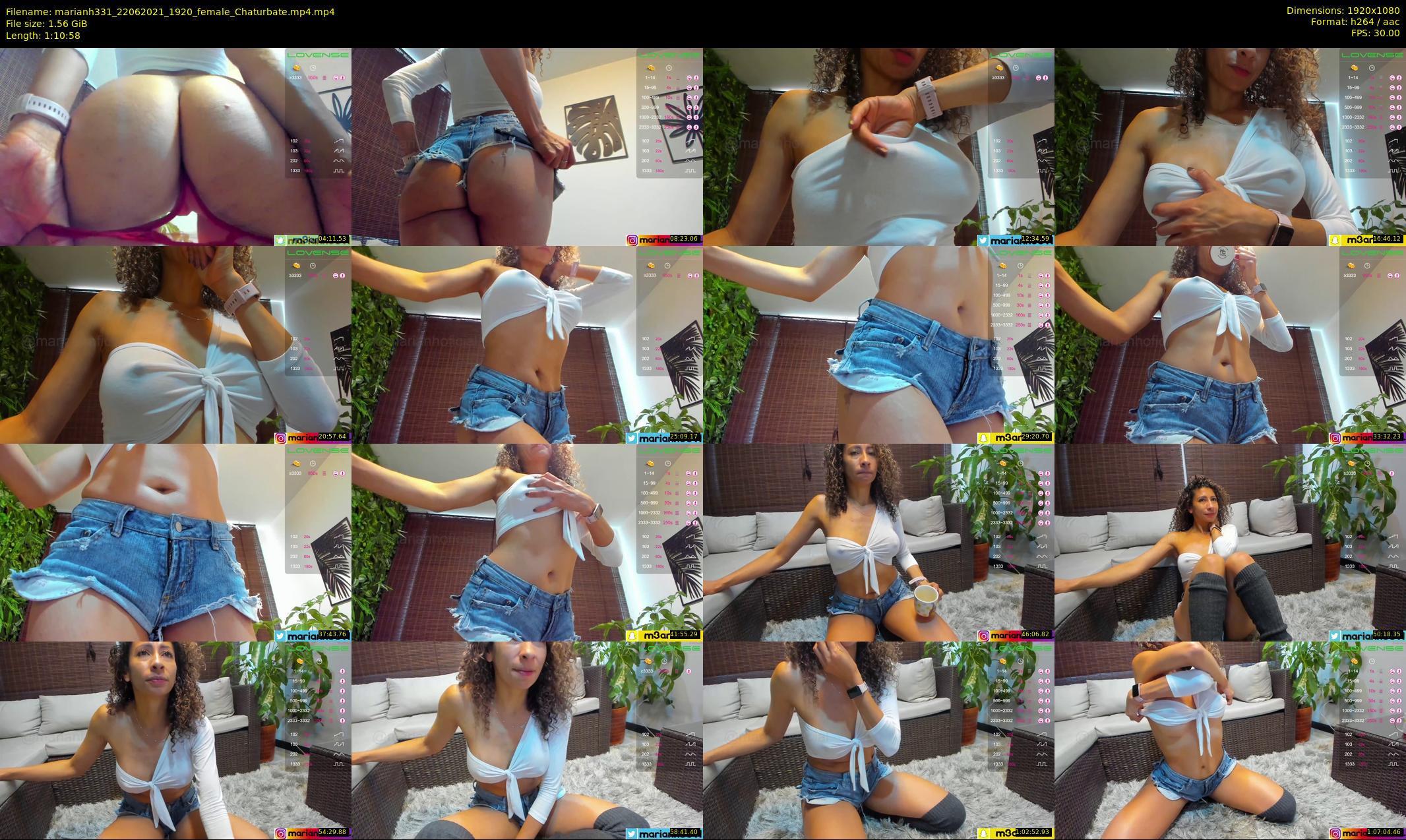 marianh331 — 71 minute Chaturbate female cam show recording, 1080p, Jun 22, 2021