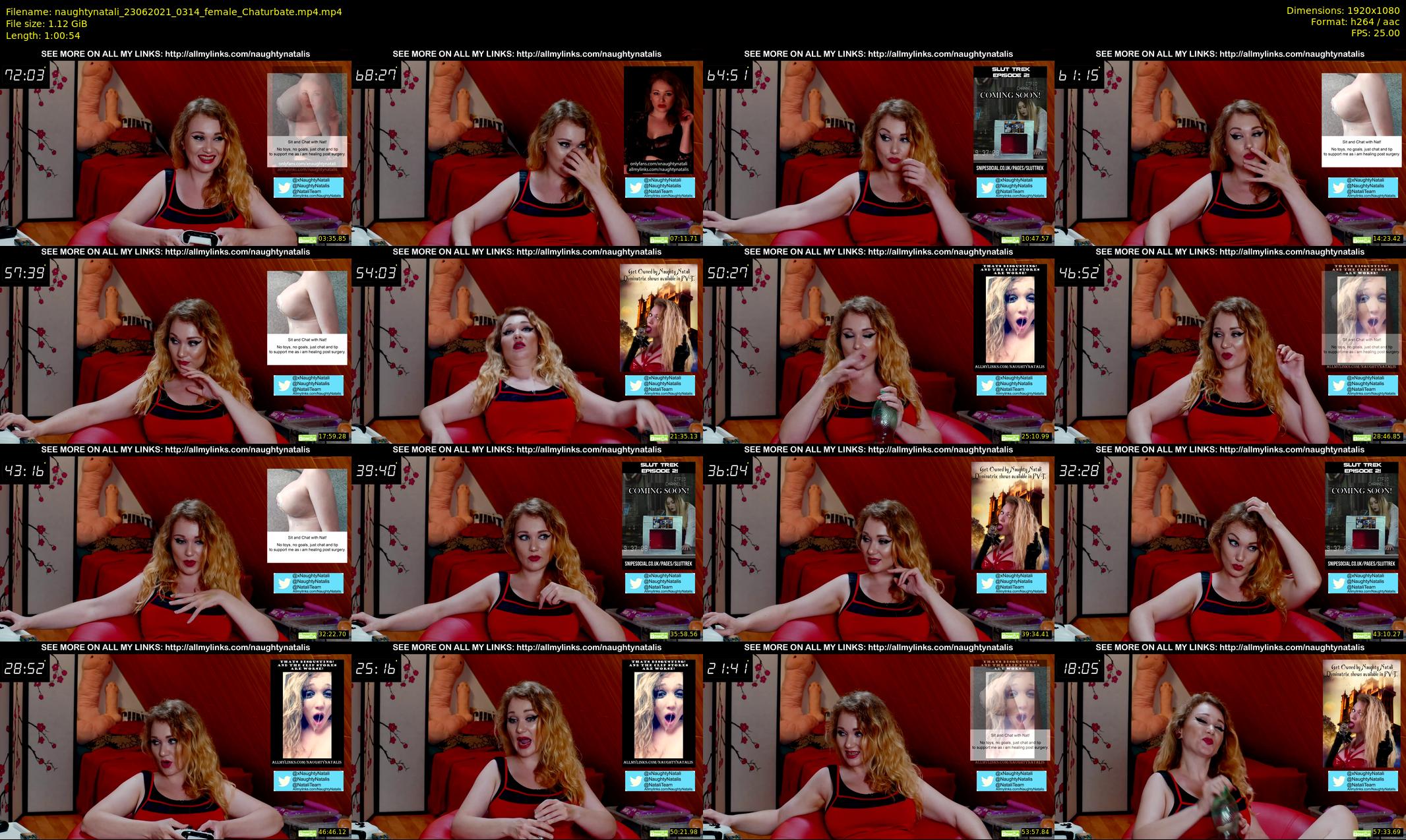 naughtynatali — 61 minute Chaturbate female cam show recording, 1080p, Jun 23, 2021