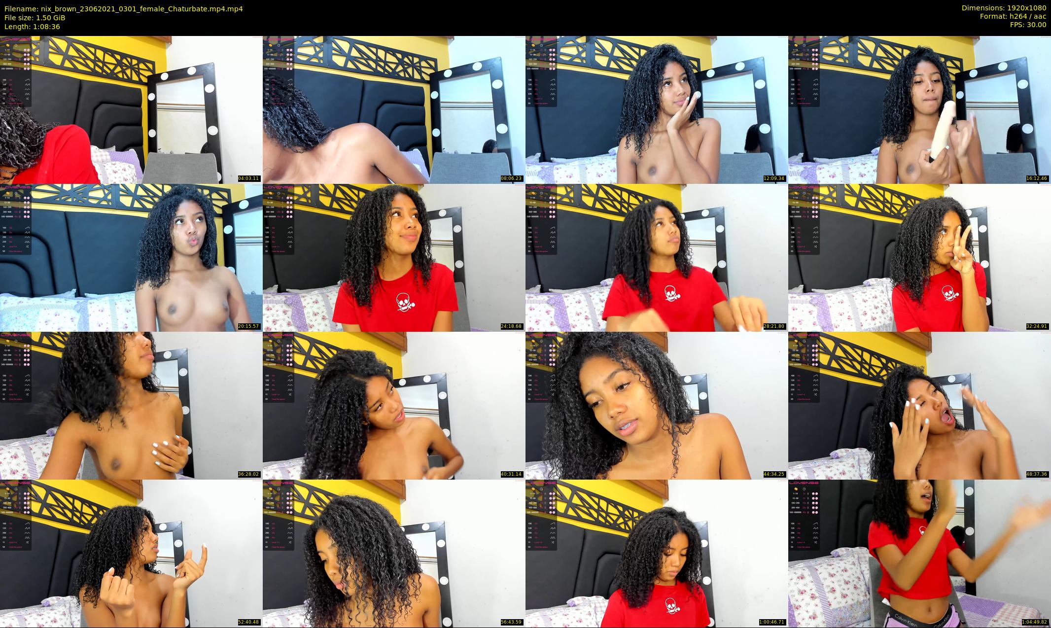 nix_brown — 69 minute Chaturbate female cam show recording, 1080p, Jun 23, 2021