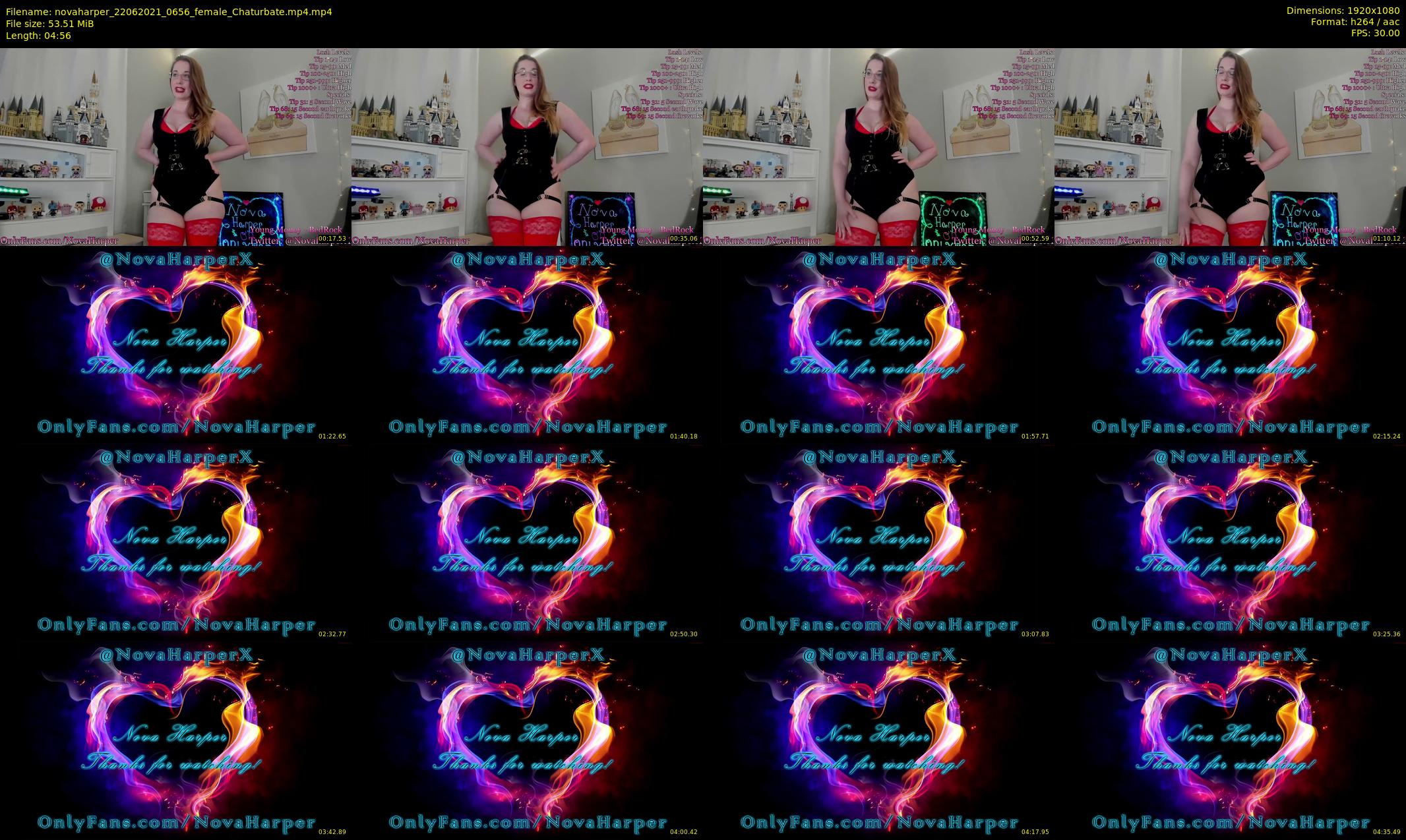 novaharper — 5 minute Chaturbate female cam show recording, 1080p, Jun 22, 2021