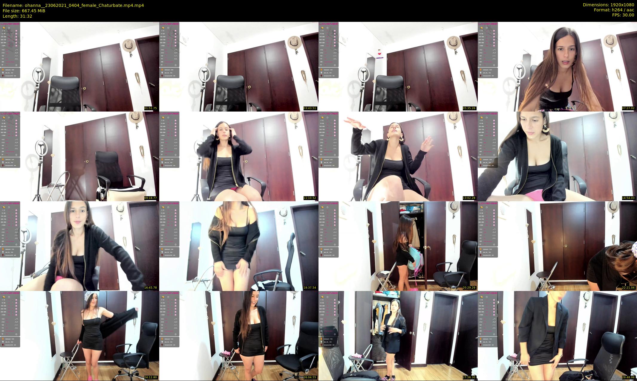 ohanna_ — 32 minute Chaturbate female cam show recording, 1080p, Jun 23, 2021