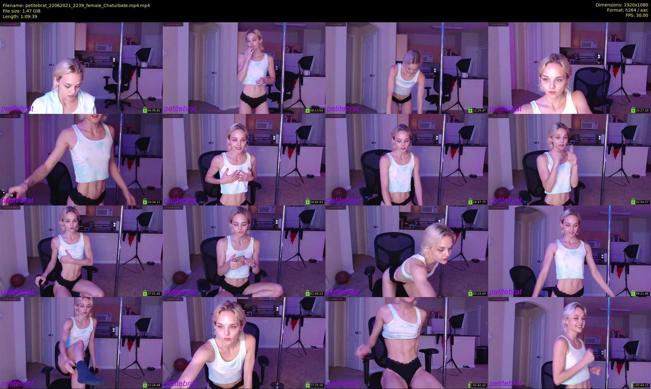 petitebrat — 70 minute Chaturbate female cam show recording, 1080p, Jun 22, 2021