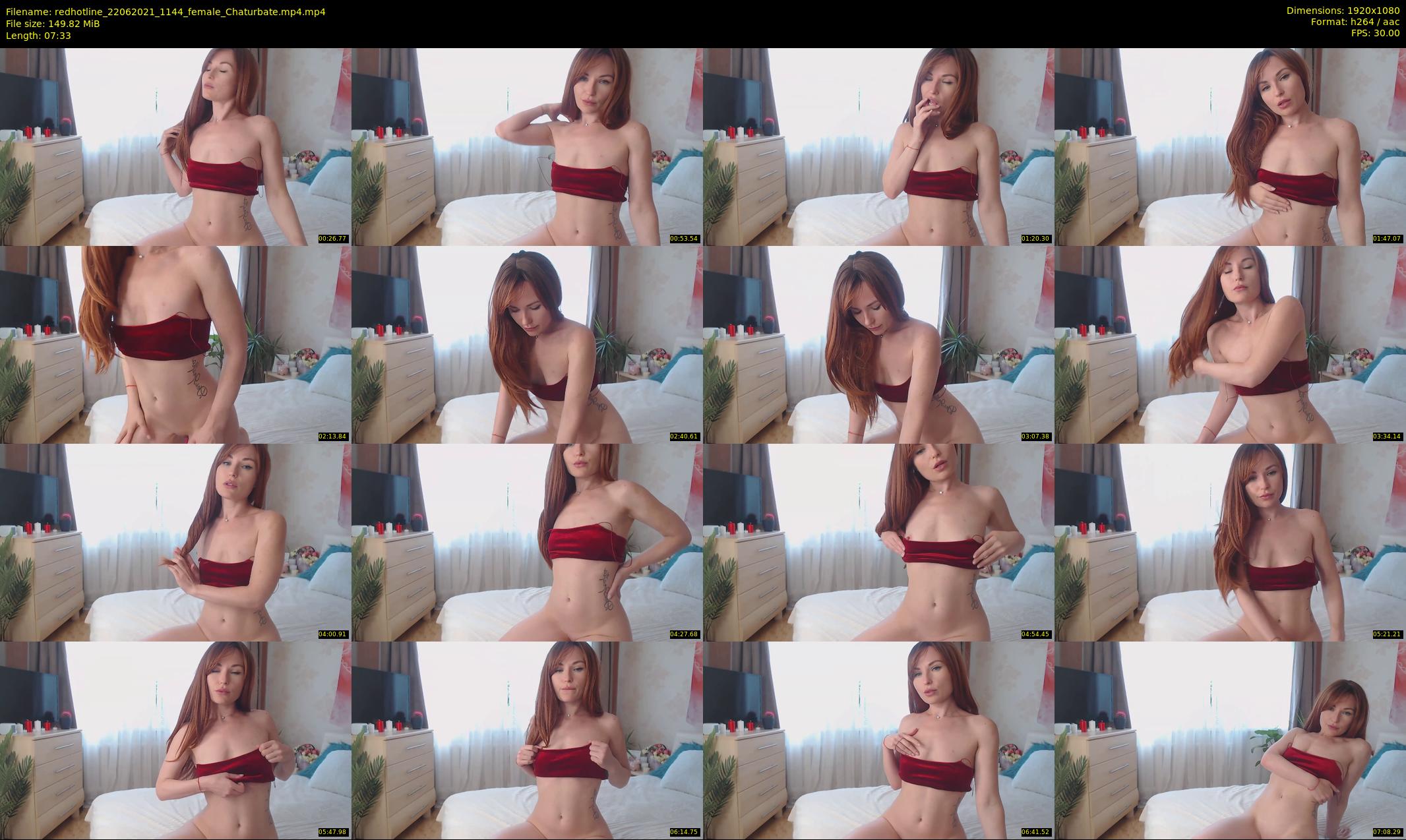 redhotline — 8 minute Chaturbate female cam show recording, 1080p, Jun 22, 2021