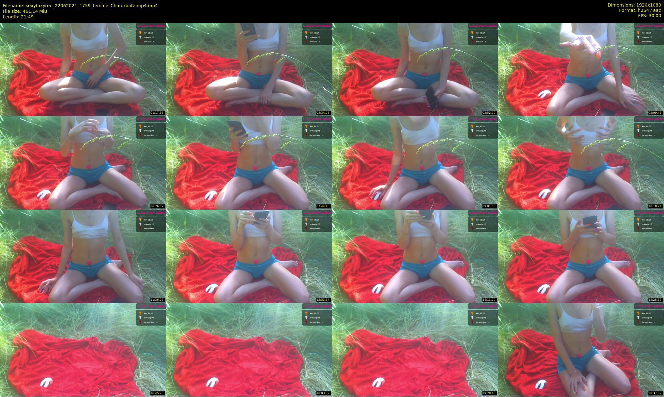 sexyfoxyred — 22 minute Chaturbate female cam show recording, 1080p, Jun 22, 2021