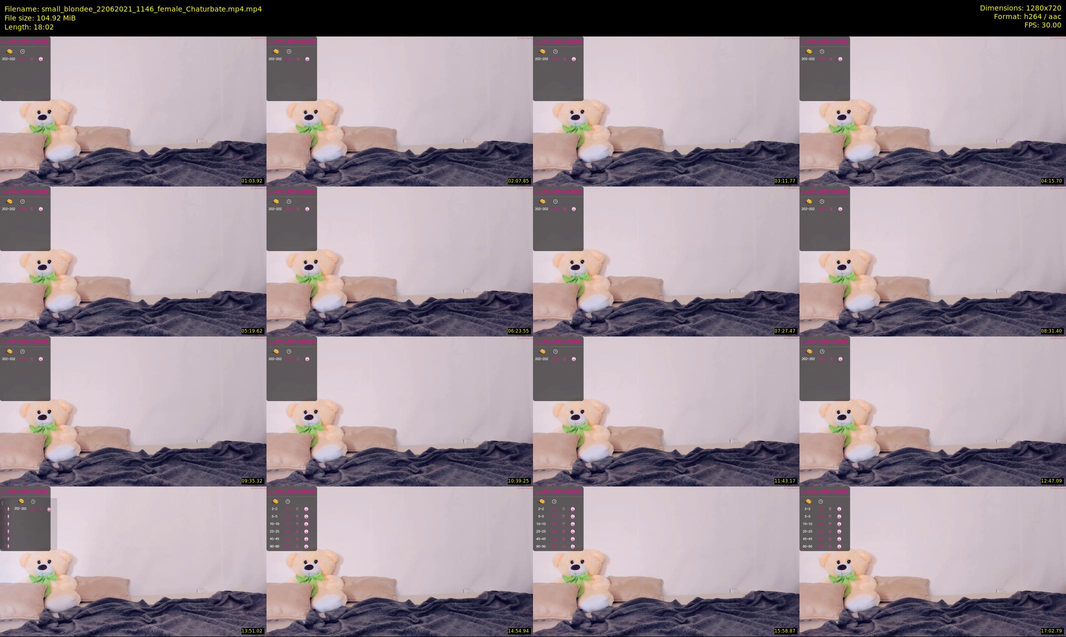 small_blondee — 19 minute Chaturbate female cam show recording, 720p, Jun 22, 2021