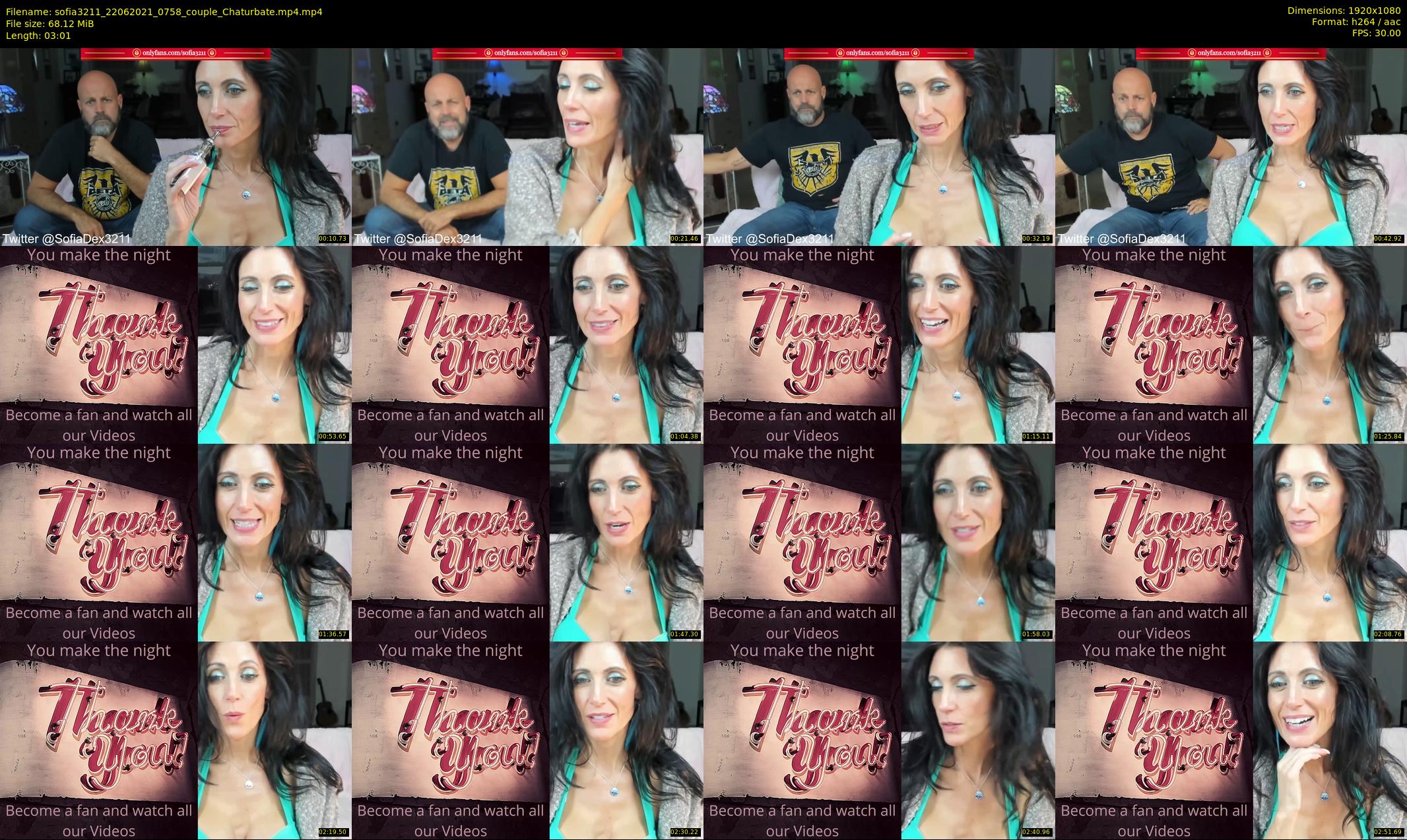 sofia3211 — 4 minute Chaturbate couple cam show recording, 1080p, Jun 22, 2021