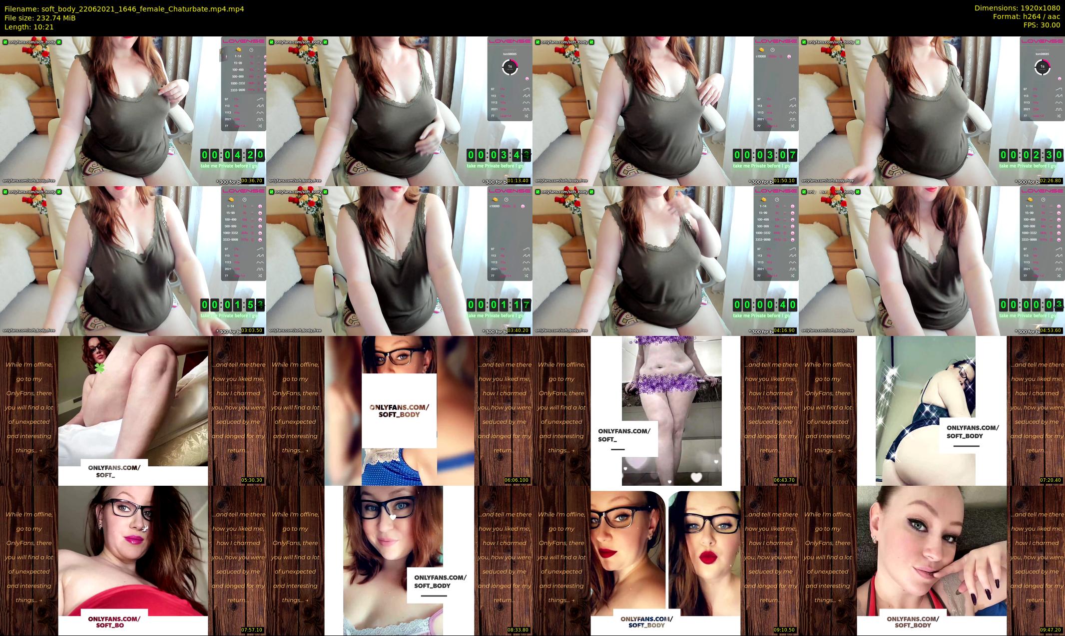 soft_body — 11 minute Chaturbate female cam show recording, 1080p, Jun 22, 2021