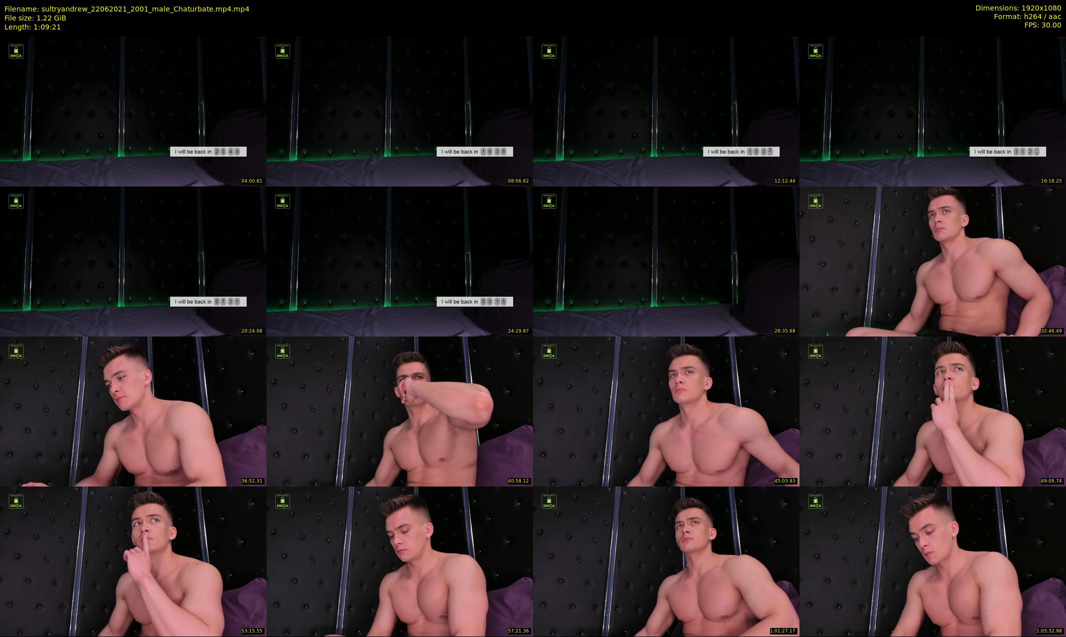 sultryandrew — 70 minute Chaturbate male cam show recording, 1080p, Jun 22, 2021
