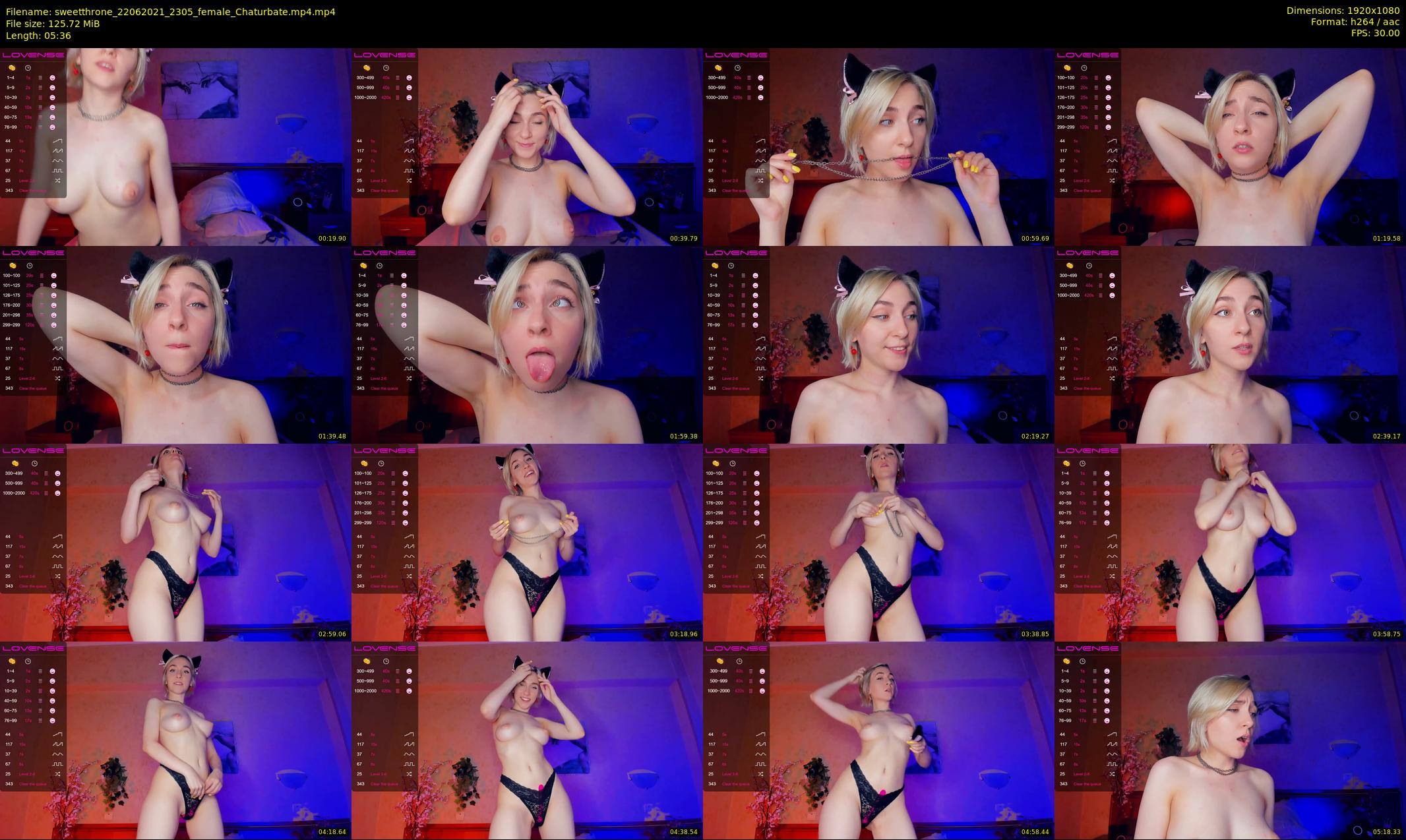 sweetthrone — 6 minute Chaturbate couple cam show recording, 1080p, Jun 22, 2021
