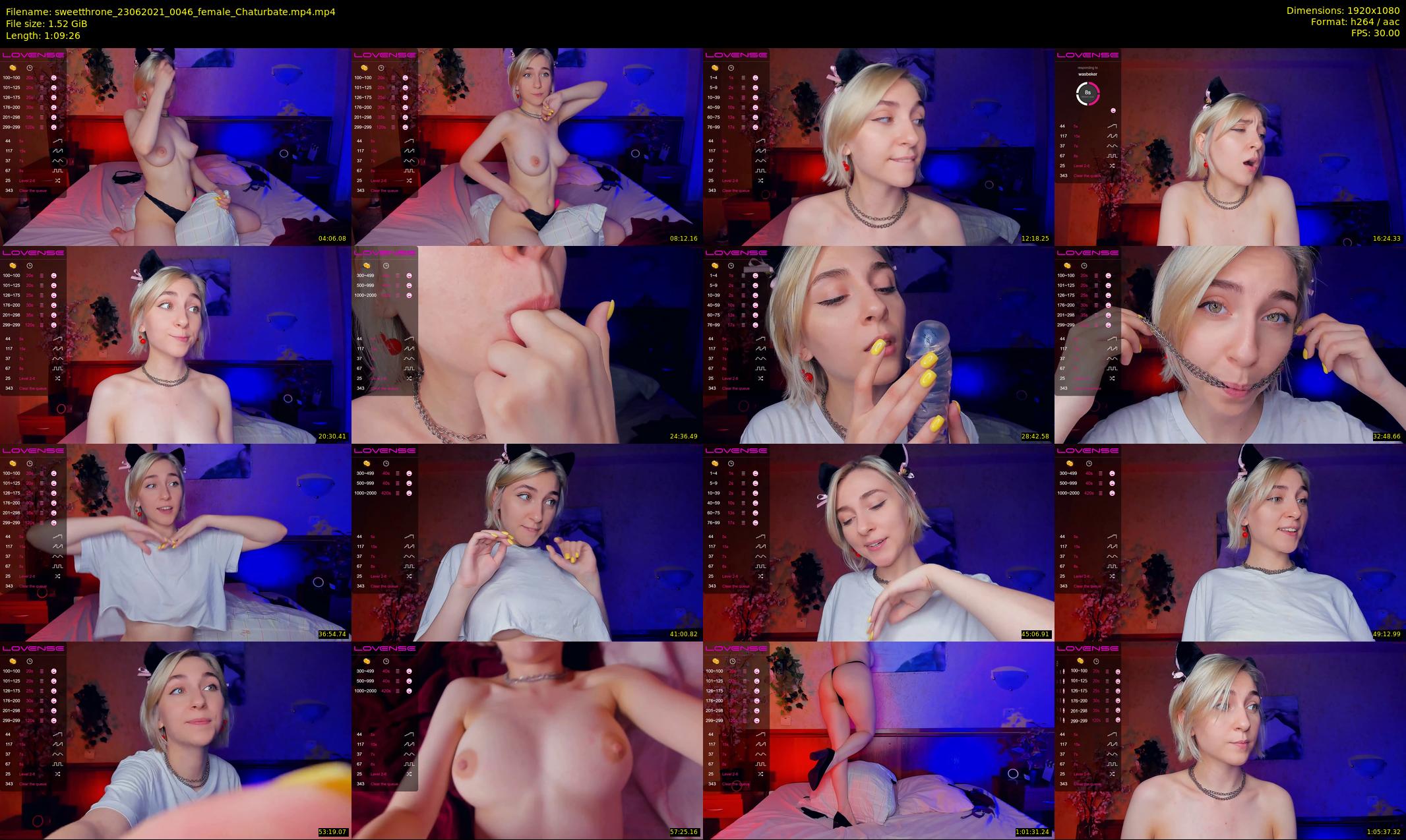 sweetthrone — 70 minute Chaturbate couple cam show recording, 1080p, Jun 23, 2021