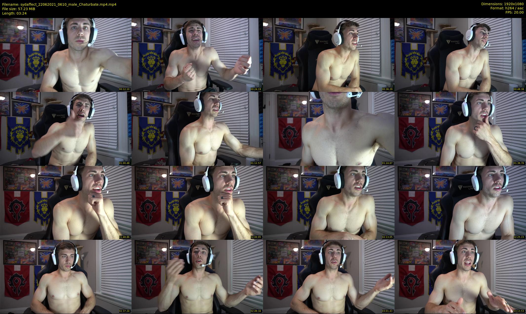 sydaffect — 4 minute Chaturbate male cam show recording, 1080p, Jun 22, 2021