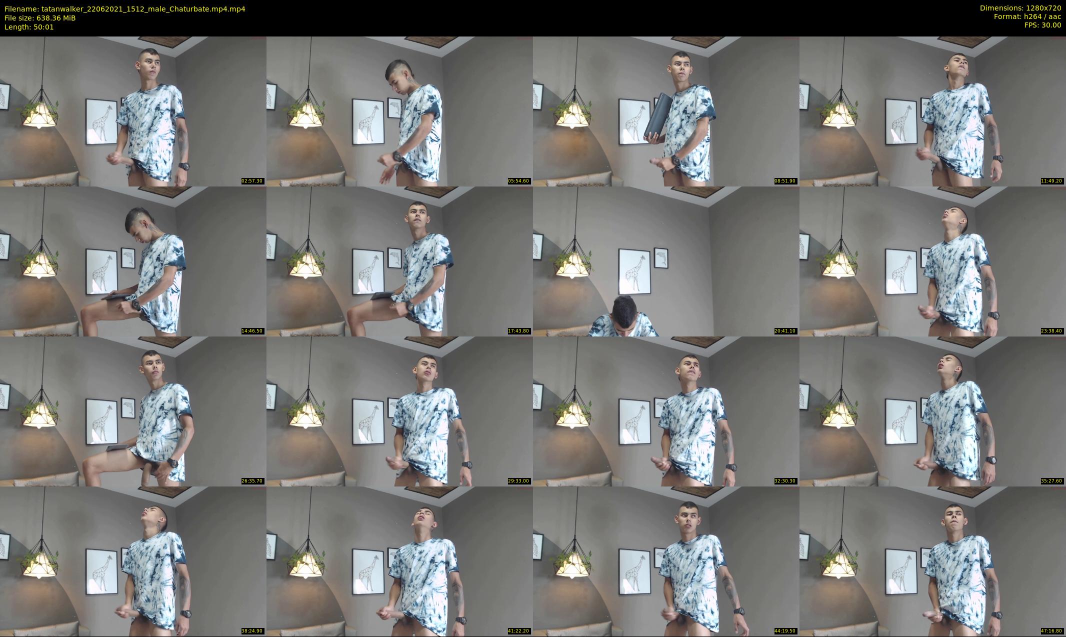tatanwalker — 51 minute Chaturbate male cam show recording, 720p, Jun 22, 2021