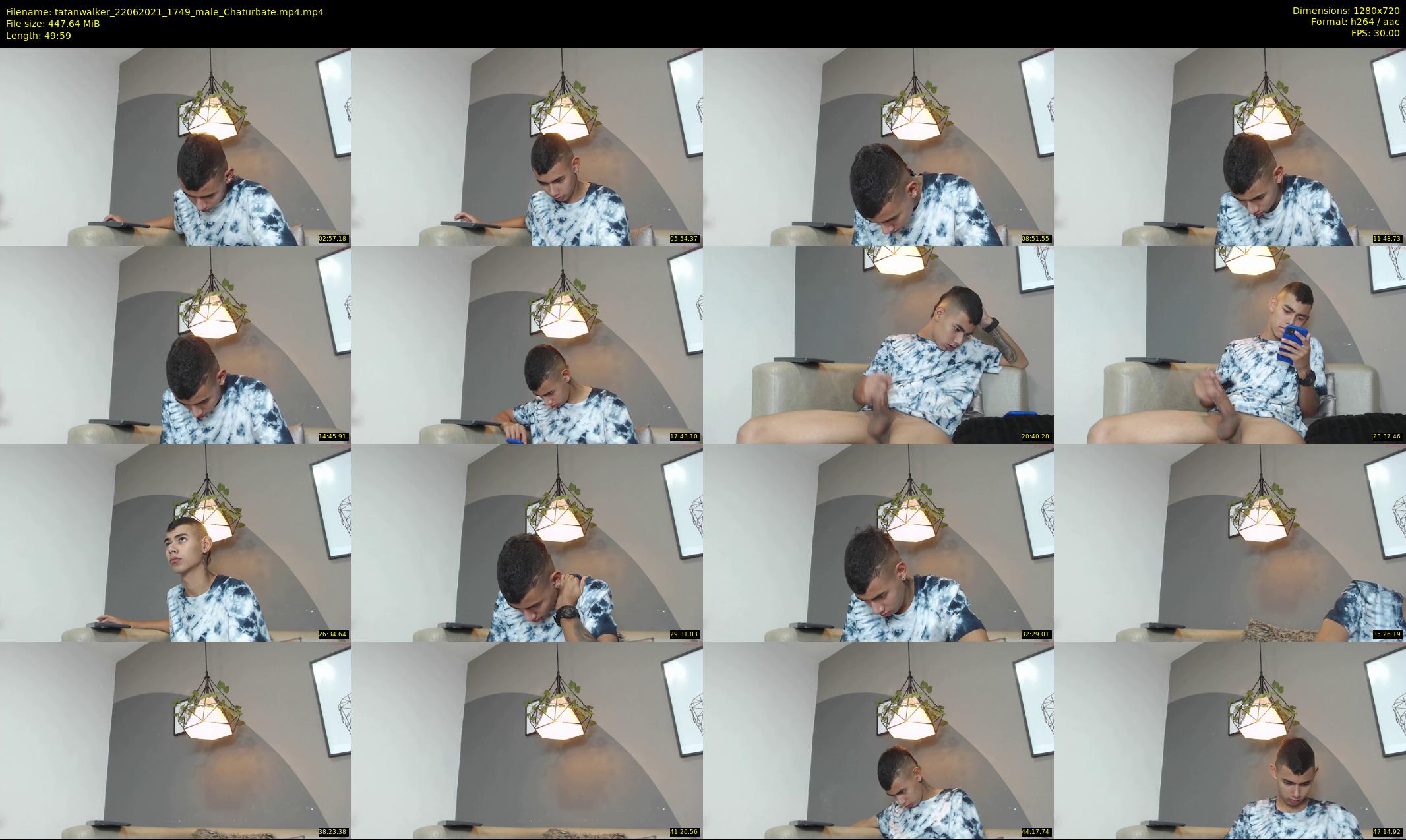 tatanwalker — 50 minute Chaturbate male cam show recording, 720p, Jun 22, 2021