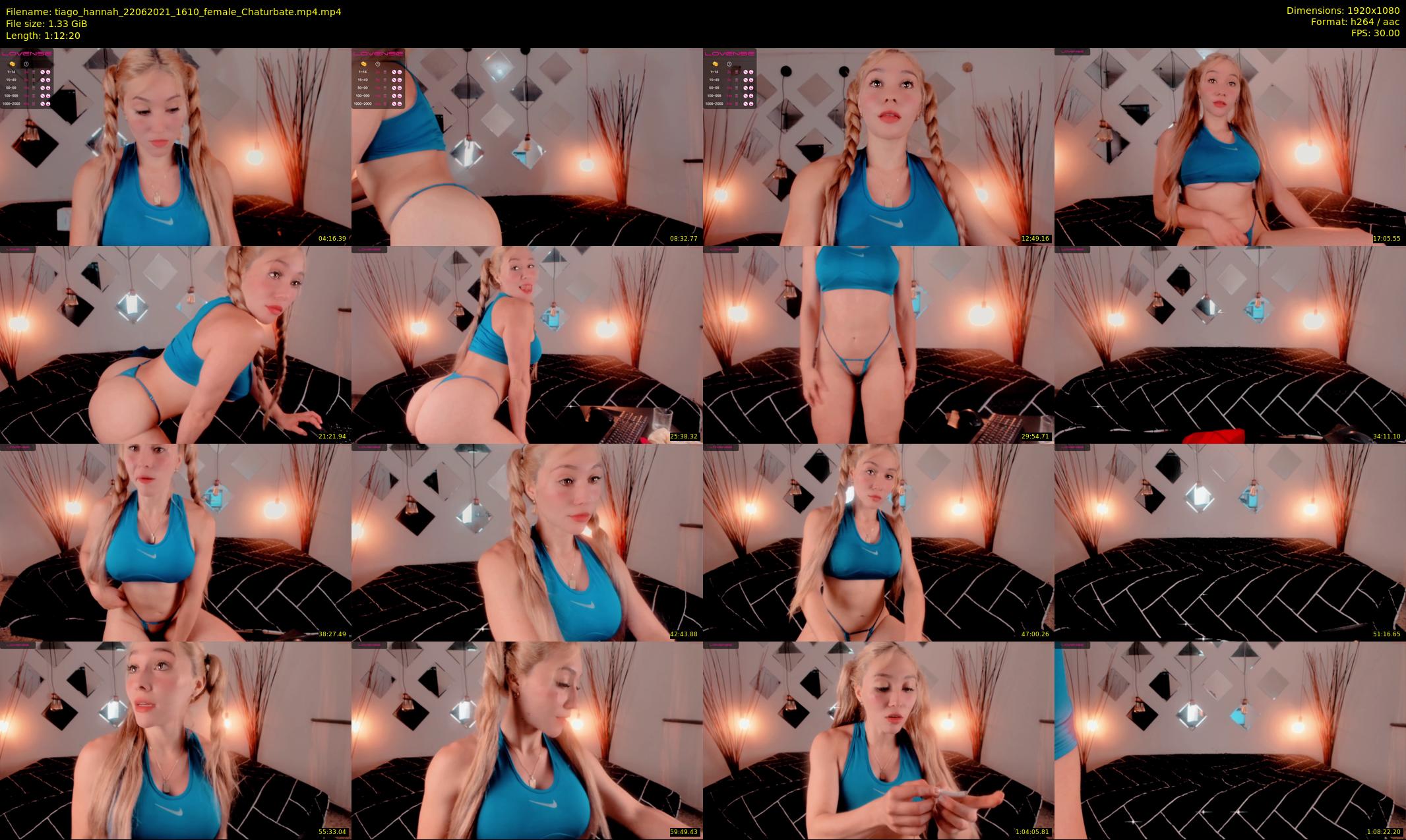 tiago_hannah — 73 minute Chaturbate couple cam show recording, 1080p, Jun 22, 2021