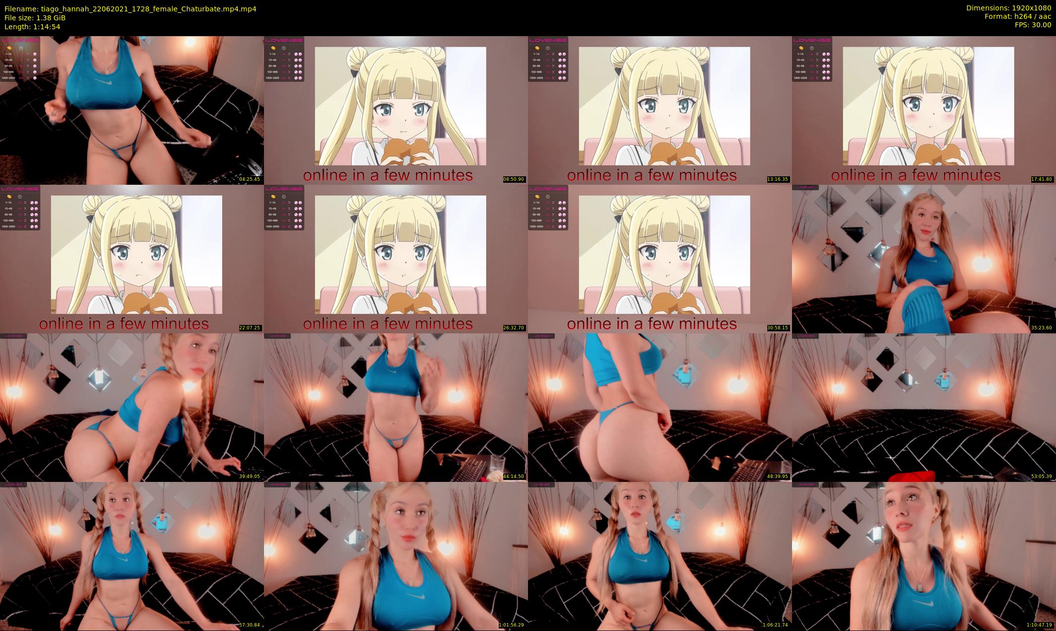 tiago_hannah — 75 minute Chaturbate couple cam show recording, 1080p, Jun 22, 2021