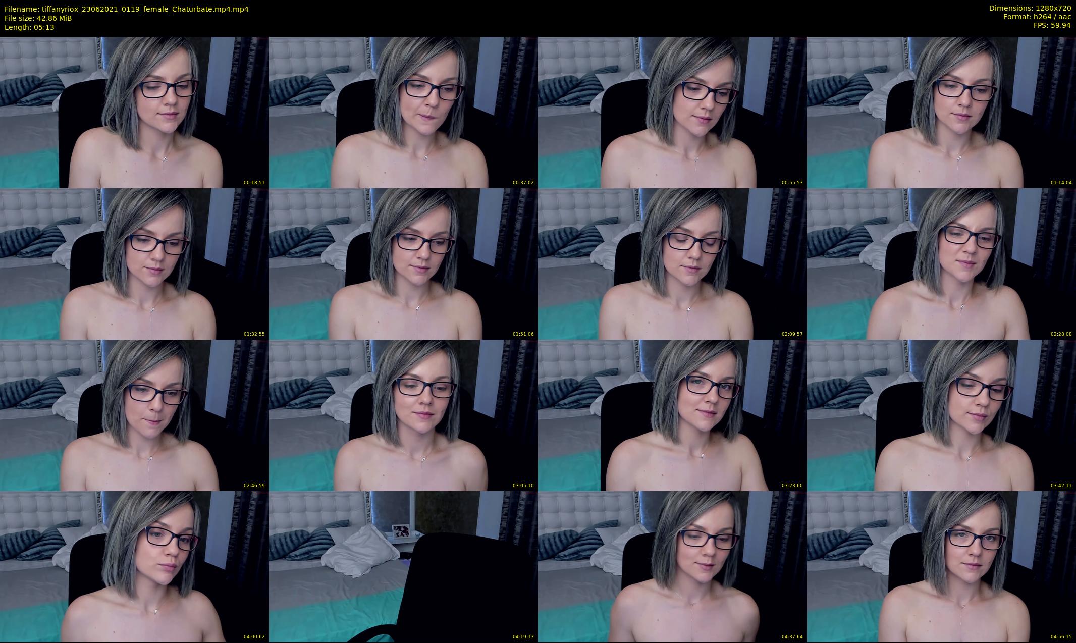 tiffanyriox — 6 minute Chaturbate female cam show recording, 720p, Jun 23, 2021