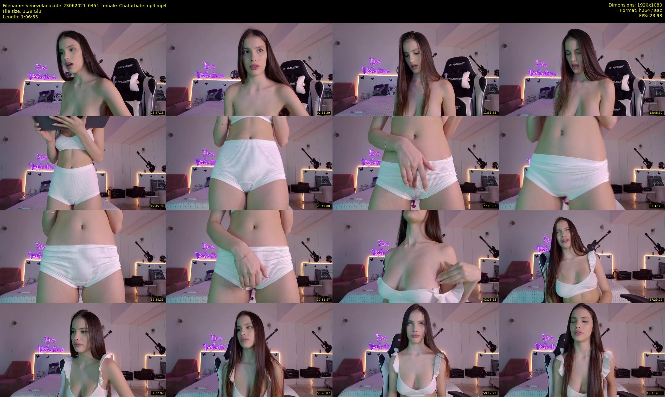 venezolanacute — 67 minute Chaturbate female cam show recording, 1080p, Jun 23, 2021