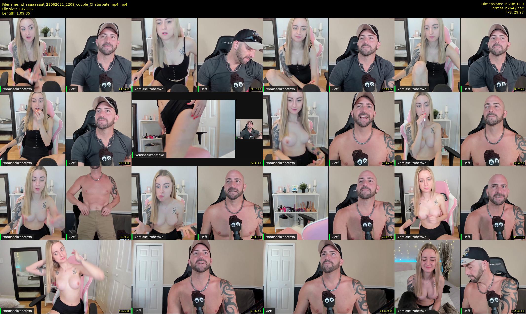 whaaaaaaaat — 70 minute Chaturbate couple cam show recording, 1080p, Jun 22, 2021