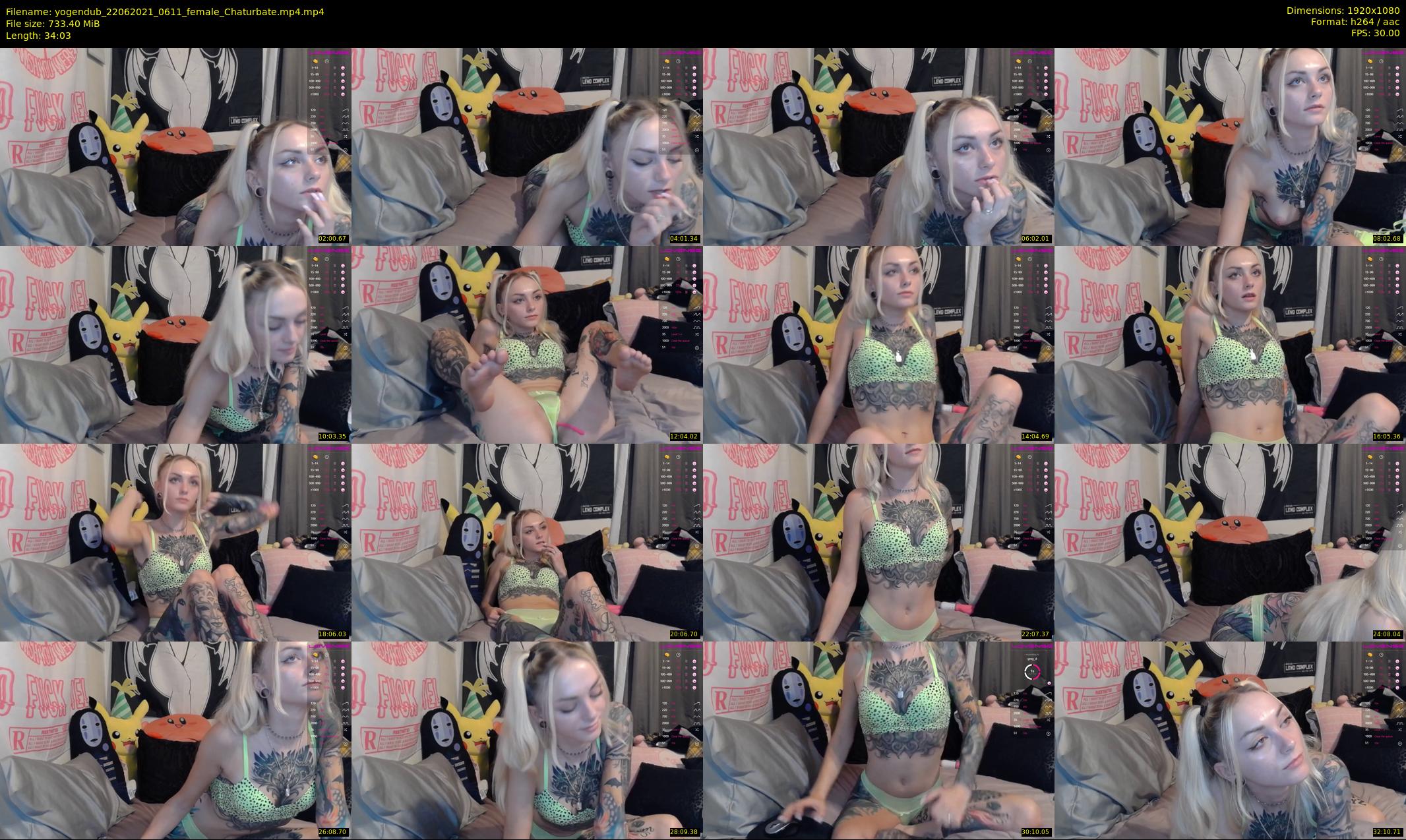 yogendub — 35 minute Chaturbate female cam show recording, 1080p, Jun 22, 2021