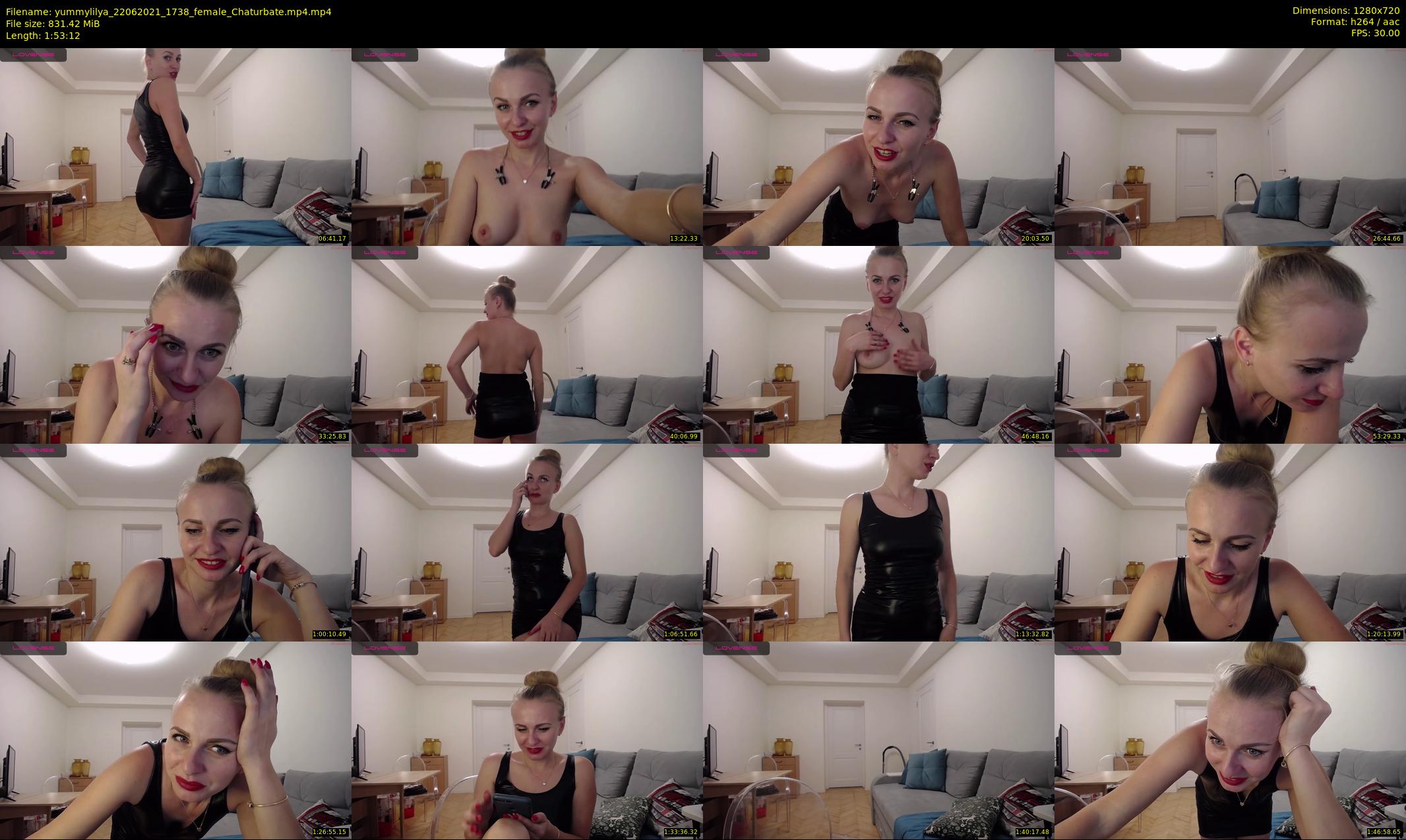 yummylilya — 114 minute Chaturbate female cam show recording, 720p, Jun 22, 2021