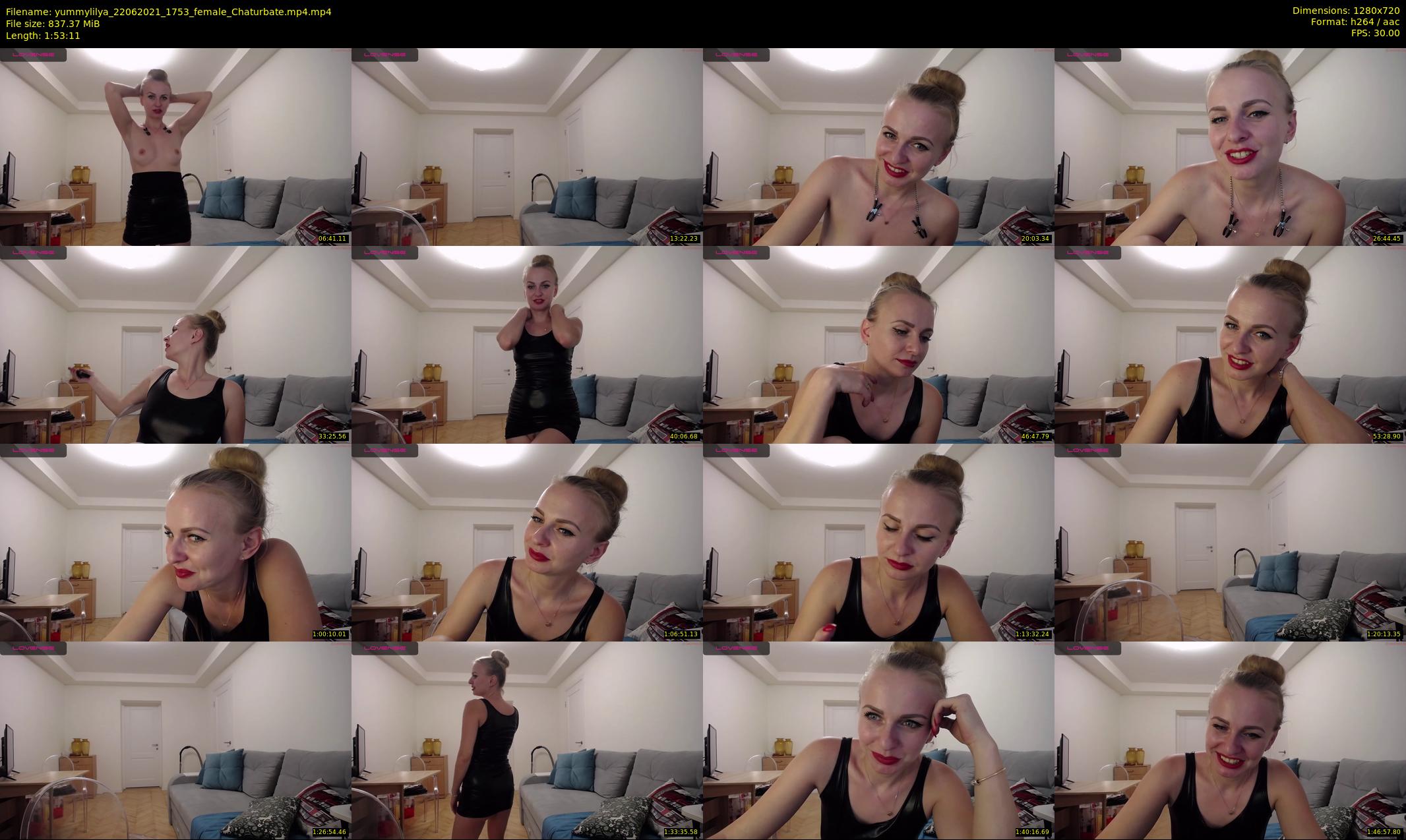 yummylilya — 114 minute Chaturbate female cam show recording, 720p, Jun 22, 2021