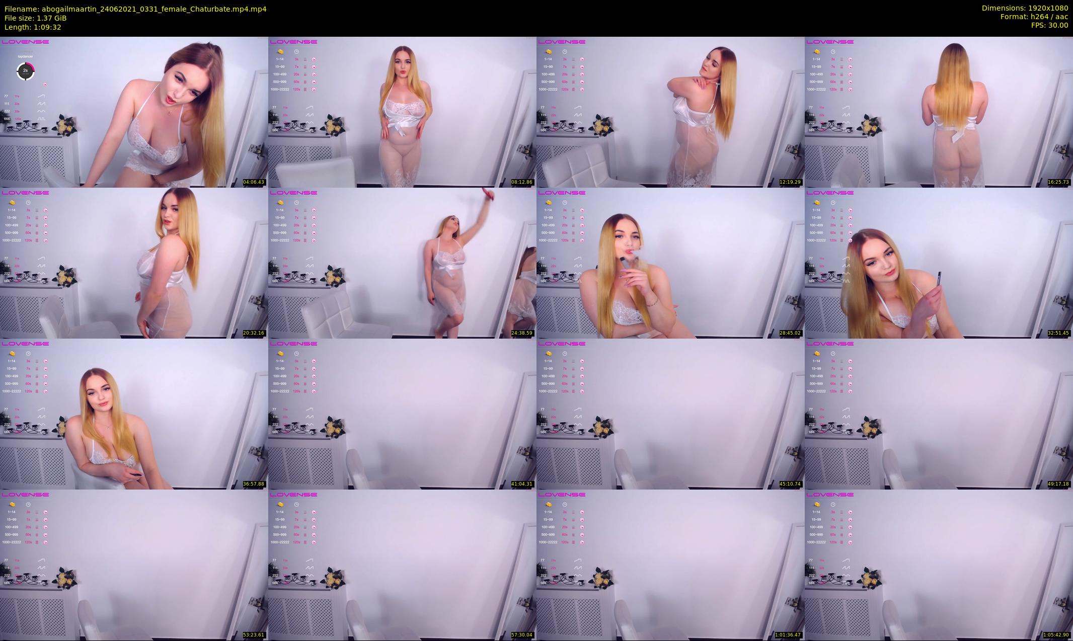 abogailmaartin — 70 minute Chaturbate female cam show recording, 1080p, Jun 24, 2021