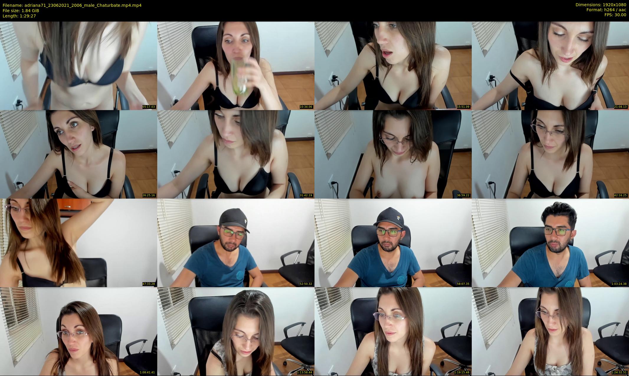 adriana71 — 90 minute Chaturbate couple cam show recording, 1080p, Jun 23, 2021