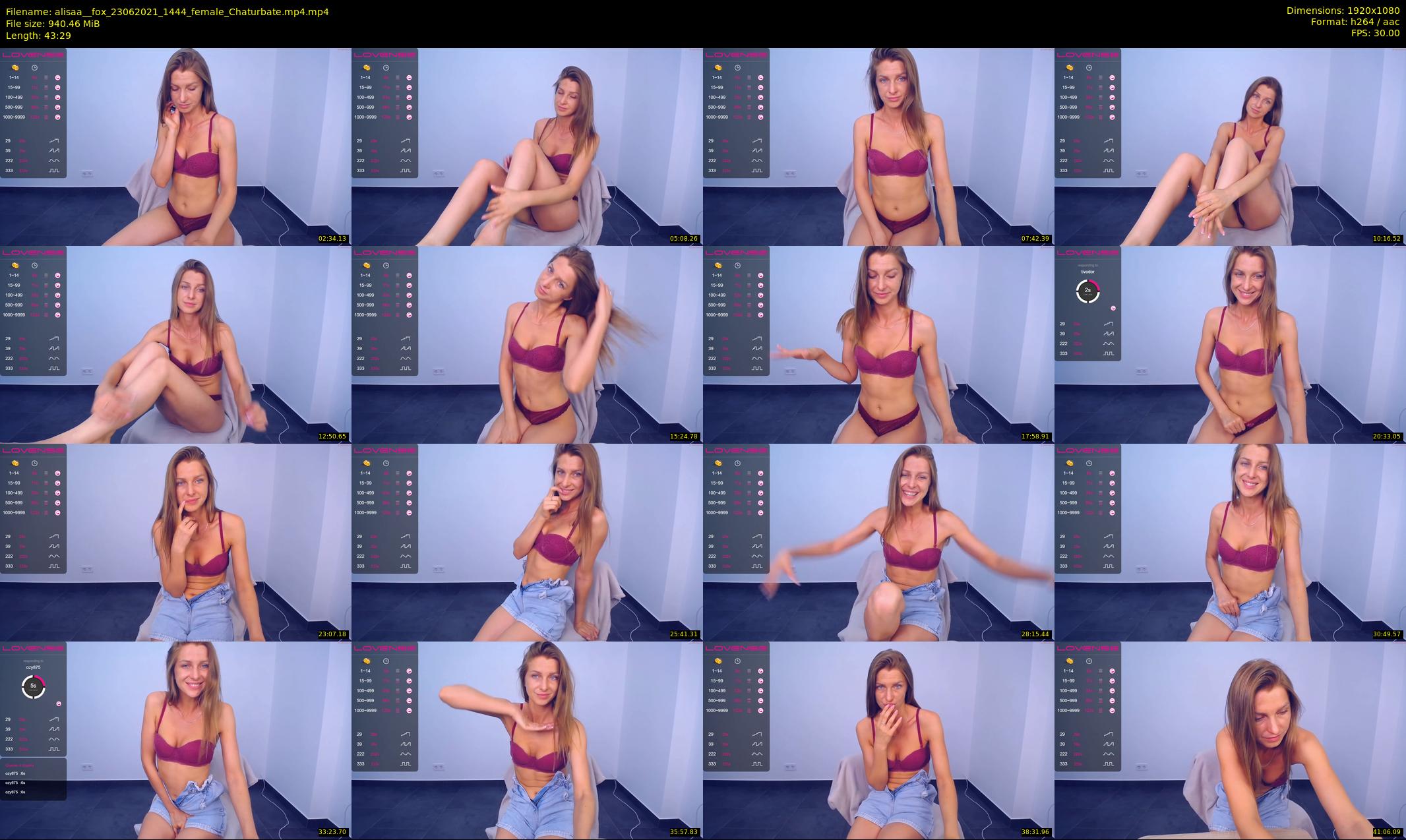 alisaa__fox — 44 minute Chaturbate female cam show recording, 1080p, Jun 23, 2021