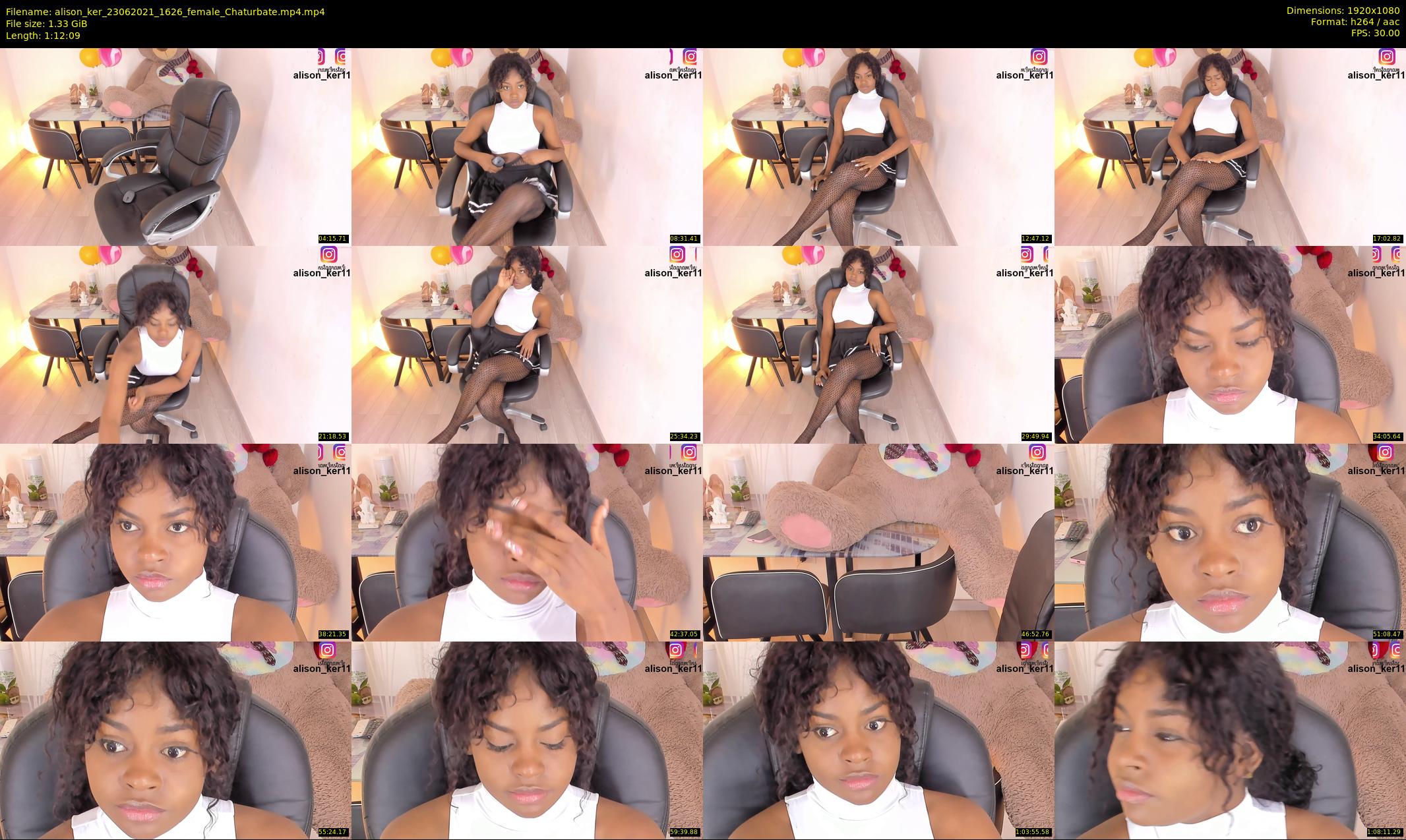 alison_ker — 73 minute Chaturbate female cam show recording, 1080p, Jun 23, 2021