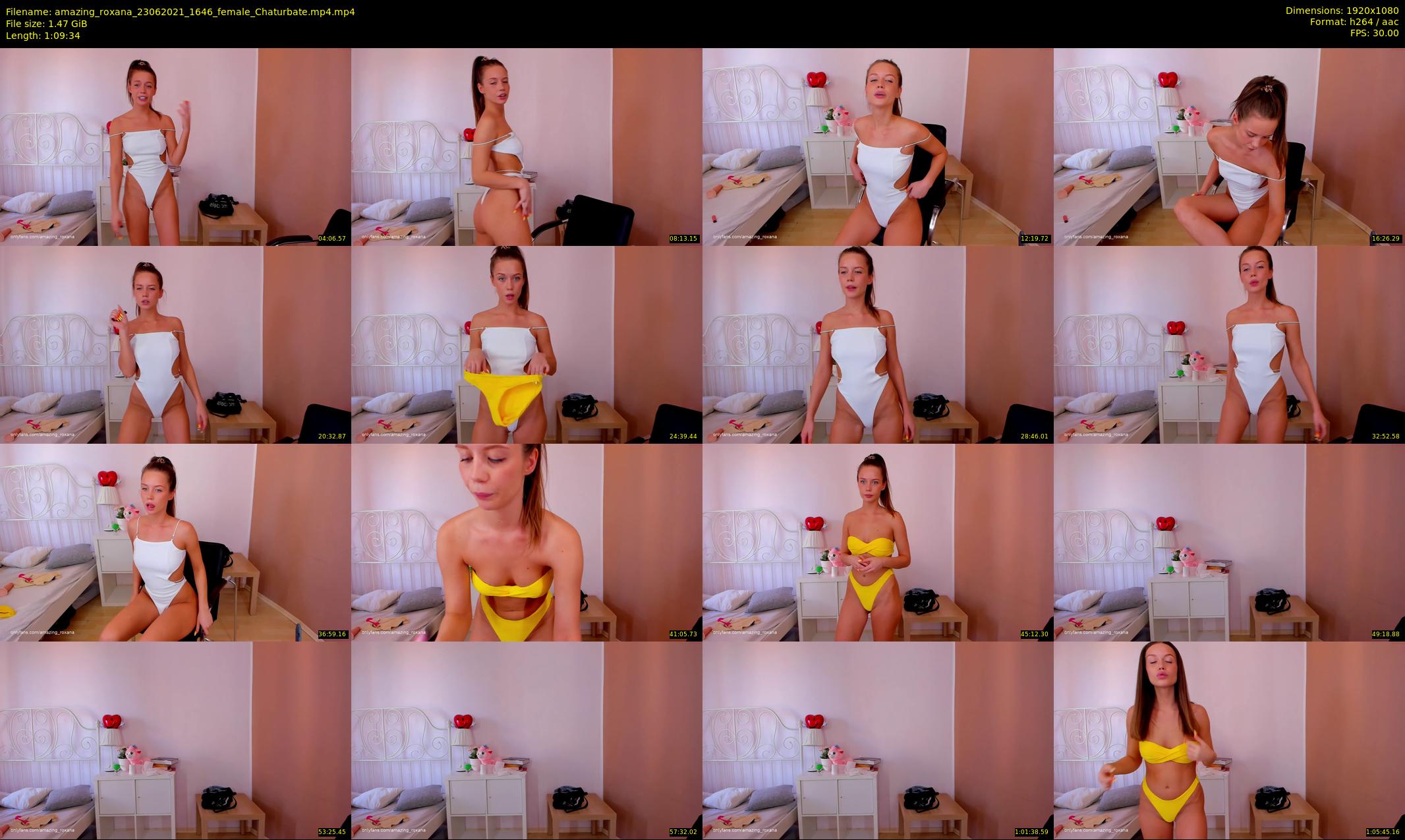 amazing_roxana — 70 minute Chaturbate female cam show recording, 1080p, Jun 23, 2021