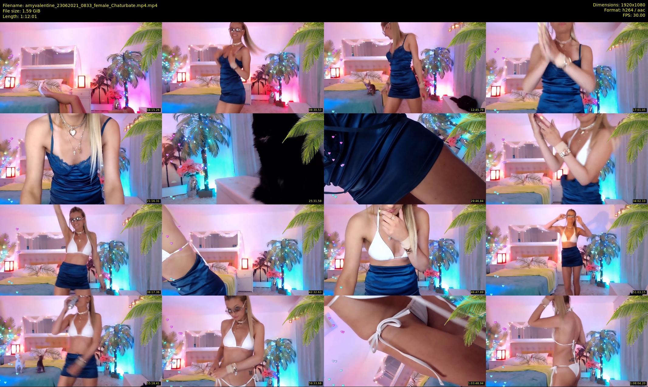 amyvalentine — 73 minute Chaturbate female cam show recording, 1080p, Jun 23, 2021