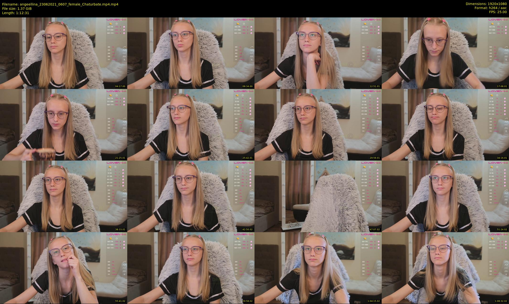 angeellina — 73 minute Chaturbate female cam show recording, 1080p, Jun 23, 2021