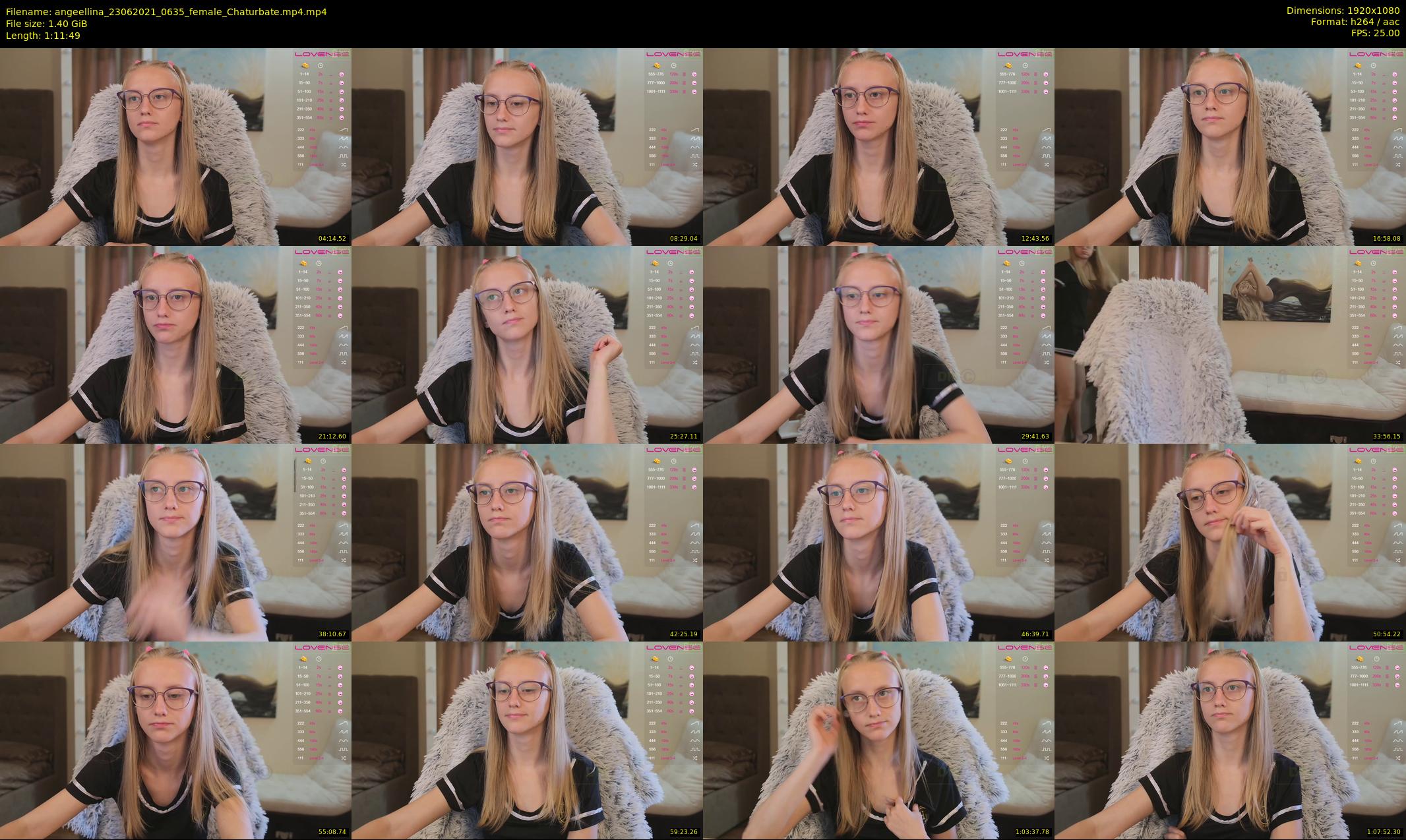 angeellina — 72 minute Chaturbate female cam show recording, 1080p, Jun 23, 2021
