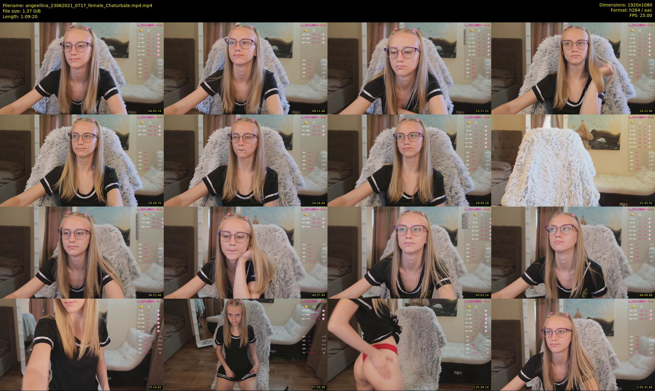 angeellina — 70 minute Chaturbate female cam show recording, 1080p, Jun 23, 2021