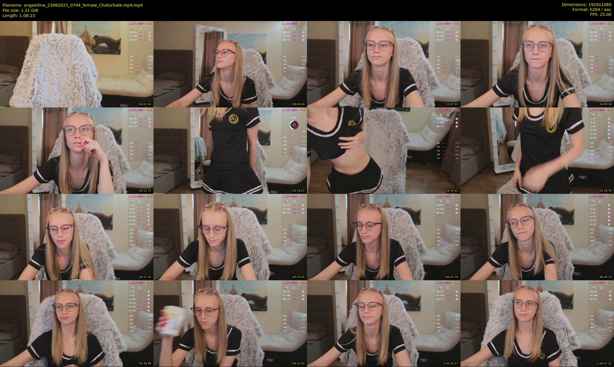 angeellina — 69 minute Chaturbate female cam show recording, 1080p, Jun 23, 2021