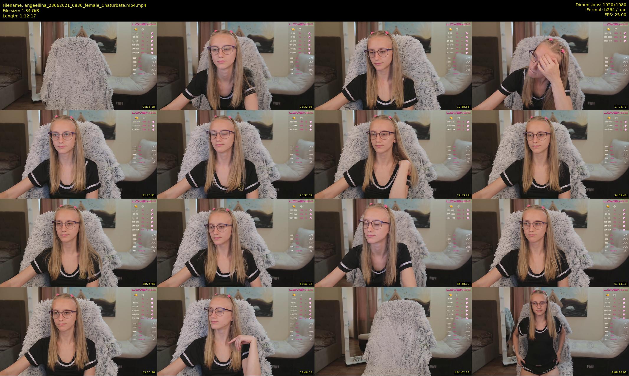 angeellina — 73 minute Chaturbate female cam show recording, 1080p, Jun 23, 2021