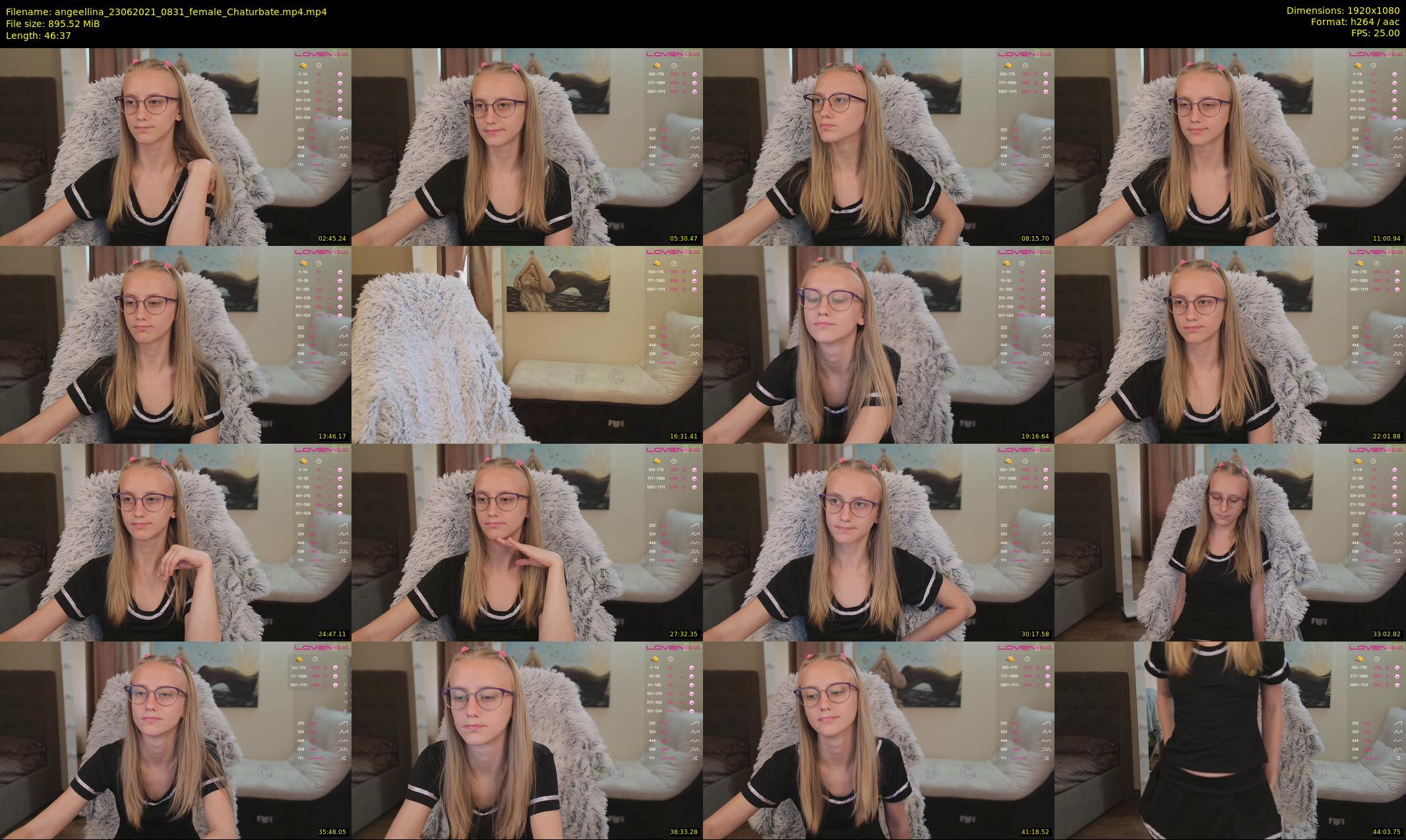 angeellina — 47 minute Chaturbate female cam show recording, 1080p, Jun 23, 2021